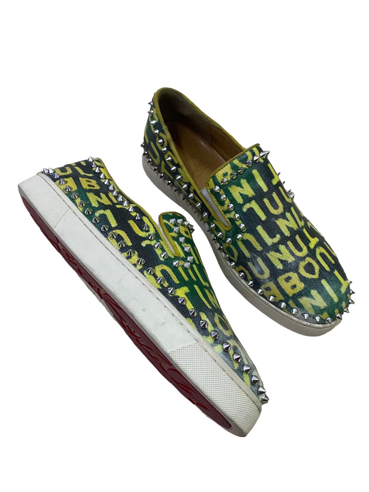 Christian Louboutin Christian Louboutin Studs Slip On Sneaker Size US 8 / EU 41 - 2 Thumbnail