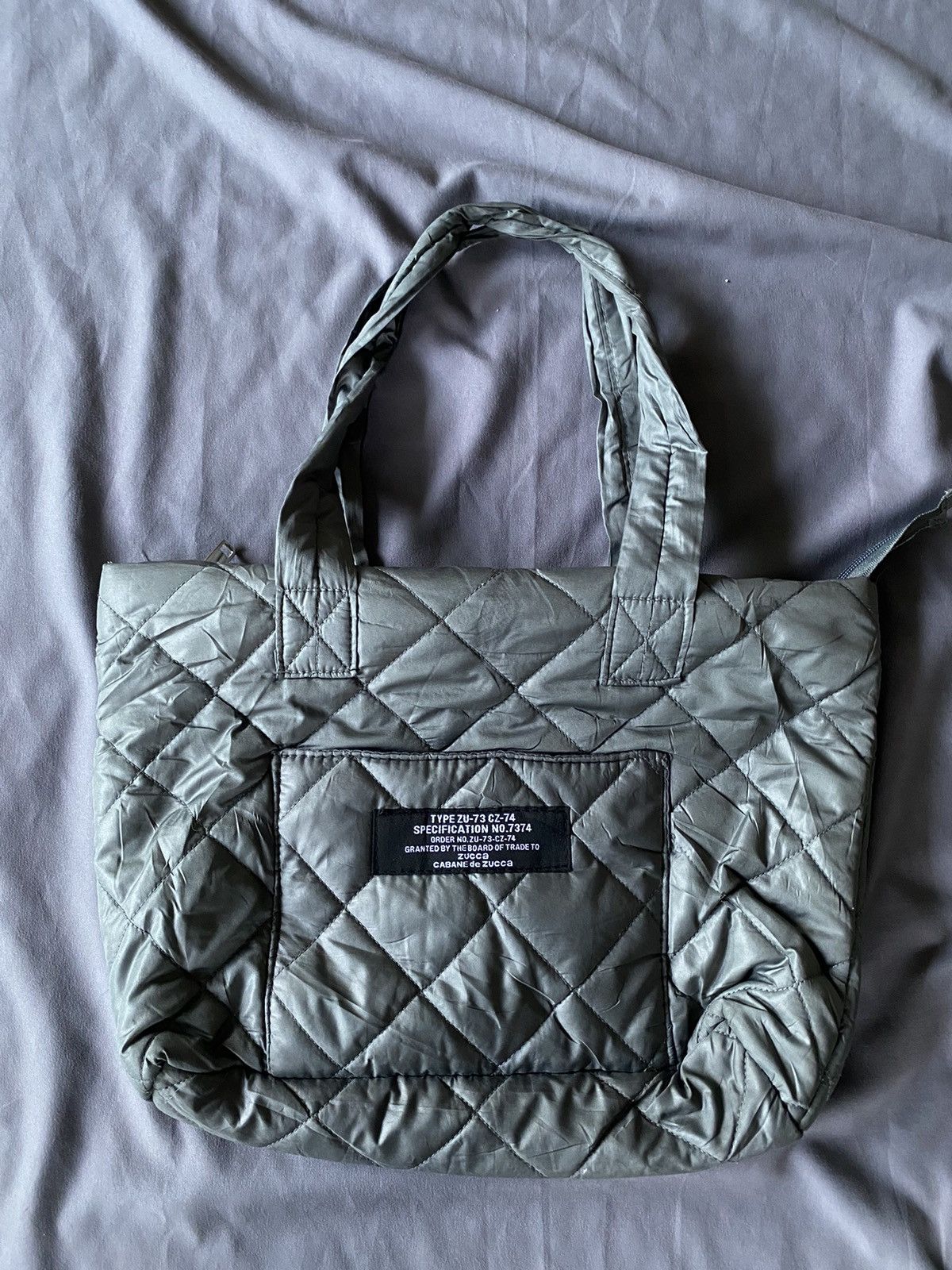 CABANE de ZUCCa × Issey Miyake Cabane de Zucca by Issey miyake Quilted puffer tote bag Size ONE SIZE - 1 Thumbnail