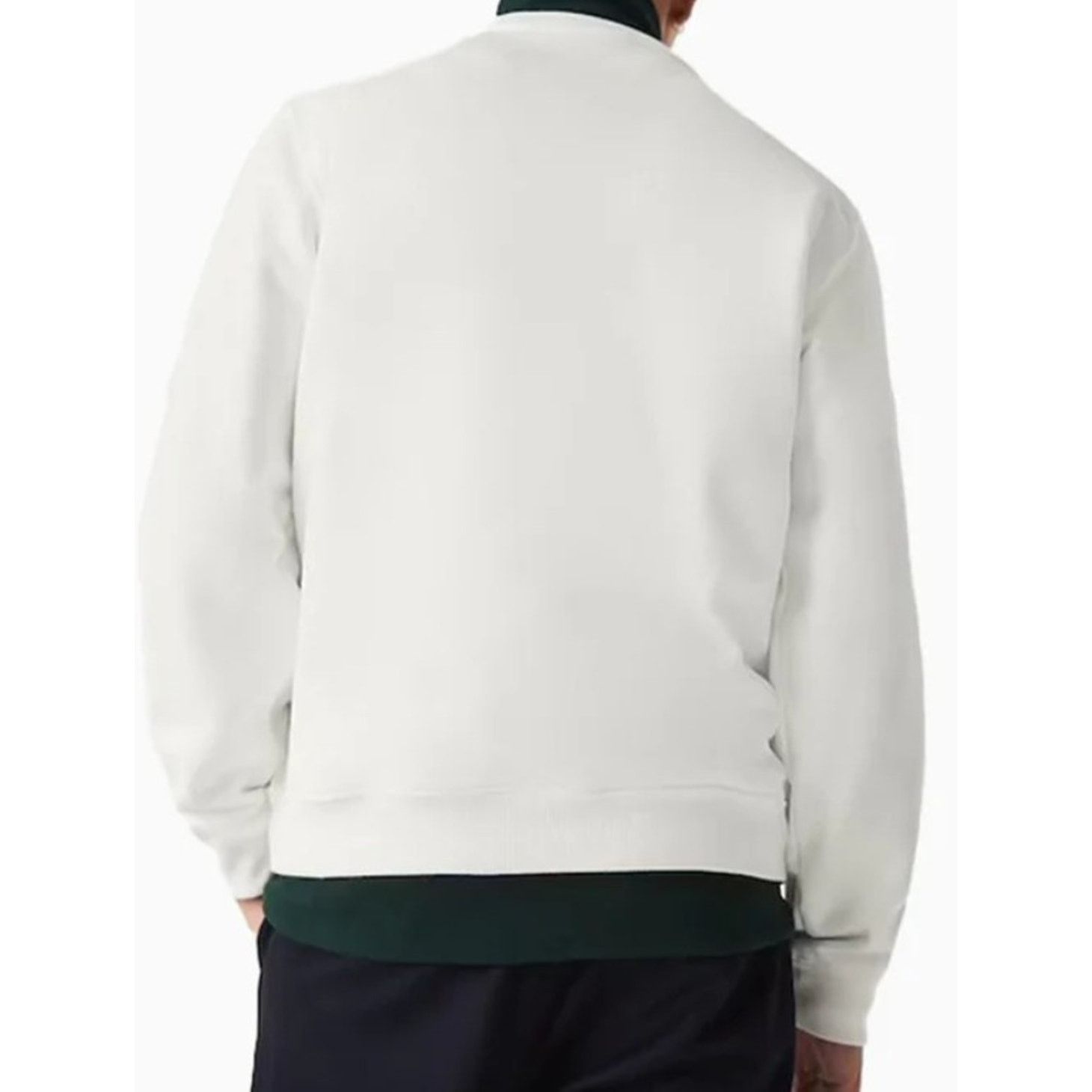 Lacoste Lacoste Men's Long Sleeve Varsity L Sweatshirt White 3XL Size US XXL / EU 58 / 5 - 3 Thumbnail