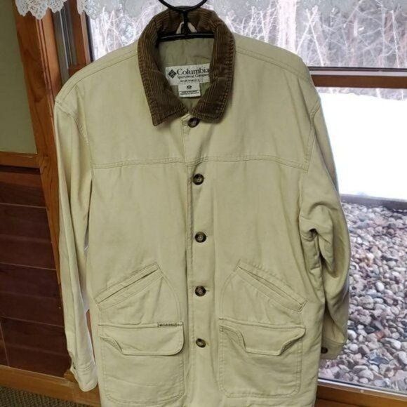 Columbia Columbia Original Field Cream Barn Sz. M Full Button Insulat Size US M / EU 48-50 / 2 - 2 Thumbnail