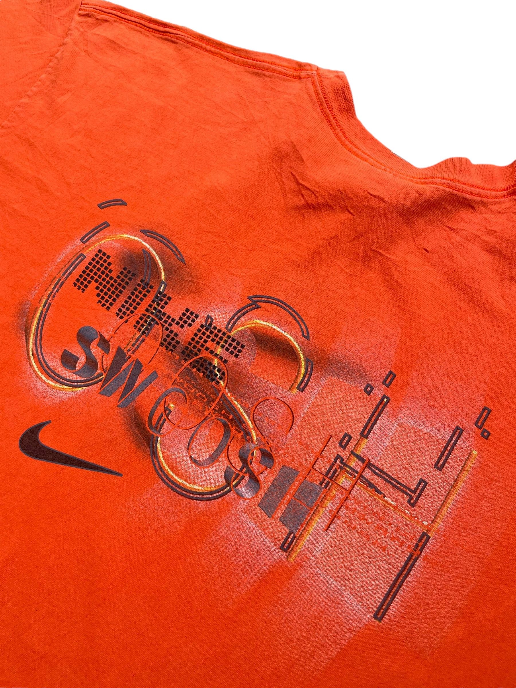 Nike Vintage Nike Swoosh Tshirt Double Sided Size US XXL / EU 58 / 5 - 6 Thumbnail