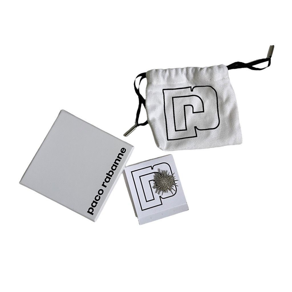 Paco Rabanne PACO RABANNE Crystal Sun Earring in Silver & Crystal Size ONE SIZE - 2 Thumbnail