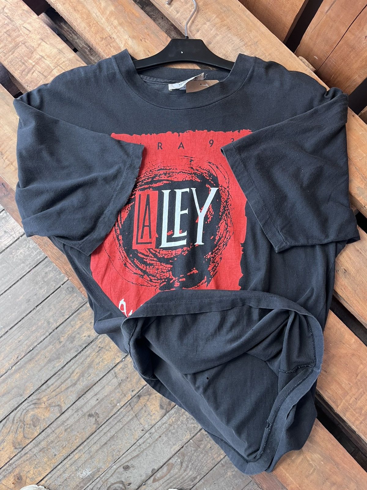 Wrangler Vintage 1993 La Ley autoruta tour band t shirt Size US M / EU 48-50 / 2 - 5 Thumbnail