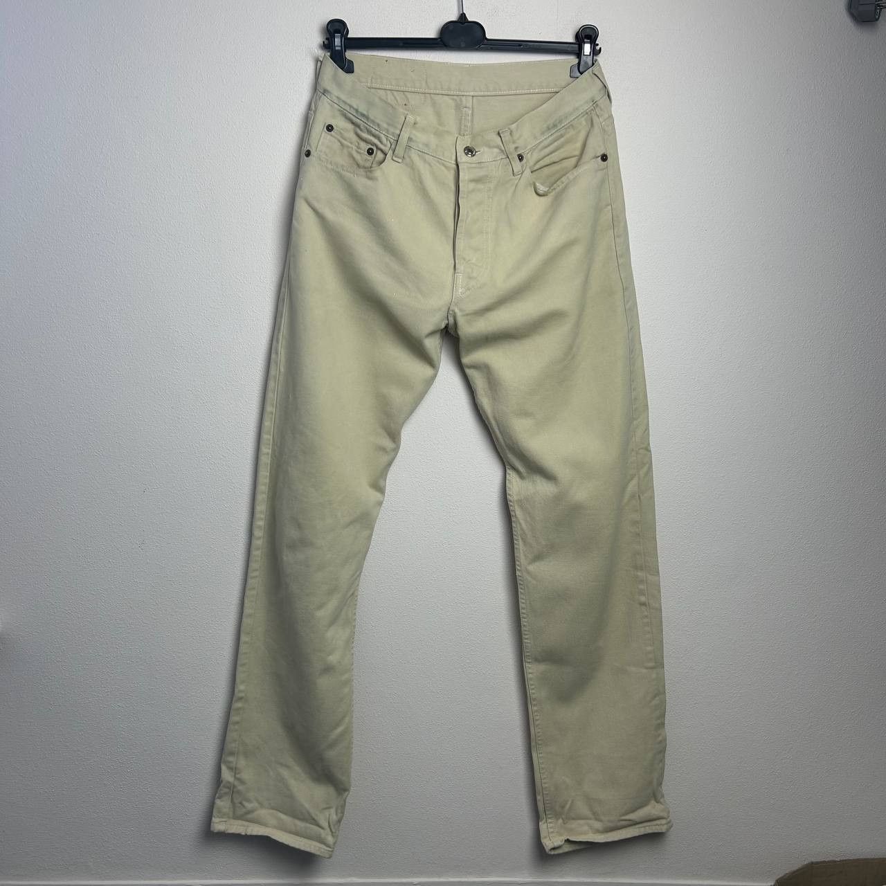 Levi's Vintage Clothing Vintage Levis 501xx Made In USA beige denim jeans Size US 34 / EU 50 - 8 Thumbnail