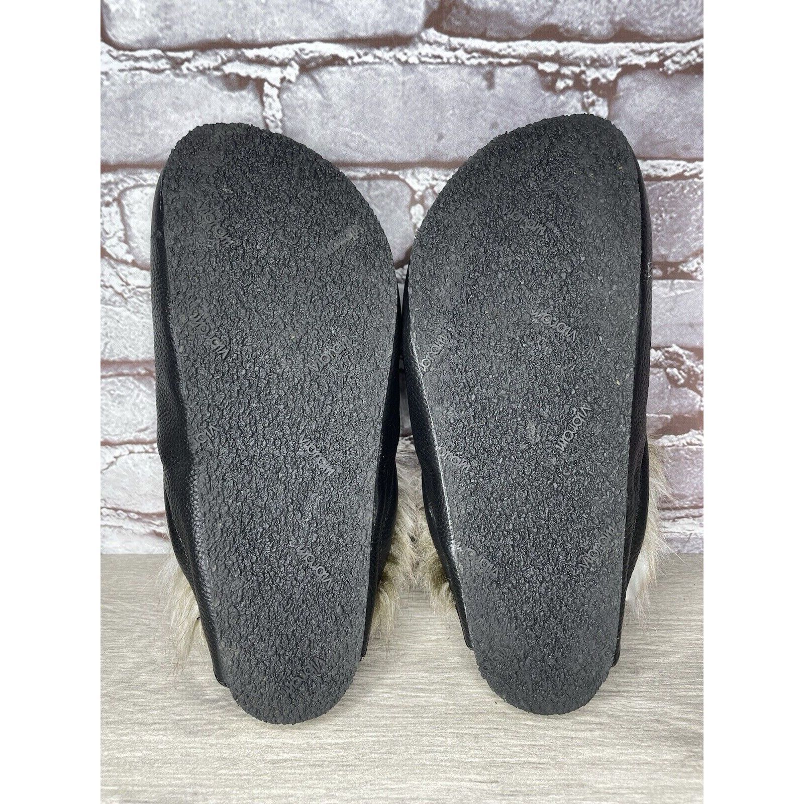 Other BANTHA Vibram Black Leather Sherpa Fur Lined Cork Mules Shoe Size US 10.5 / IT 40.5 - 8 Thumbnail