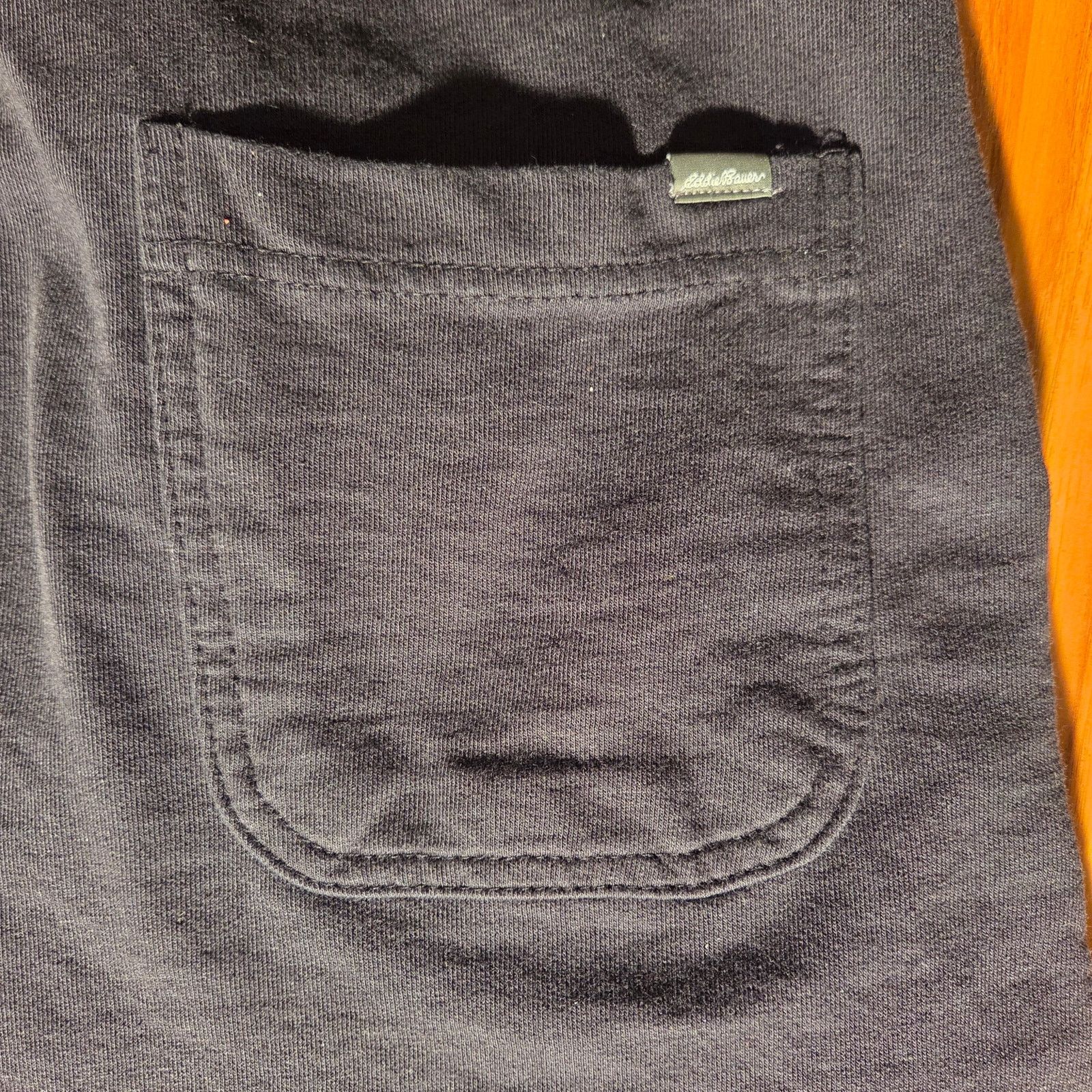 Eddie Bauer Eddie Bauer Black Lounge Shorts - Men's Large - Drawstring Size US 40 / EU 56 - 6 Thumbnail