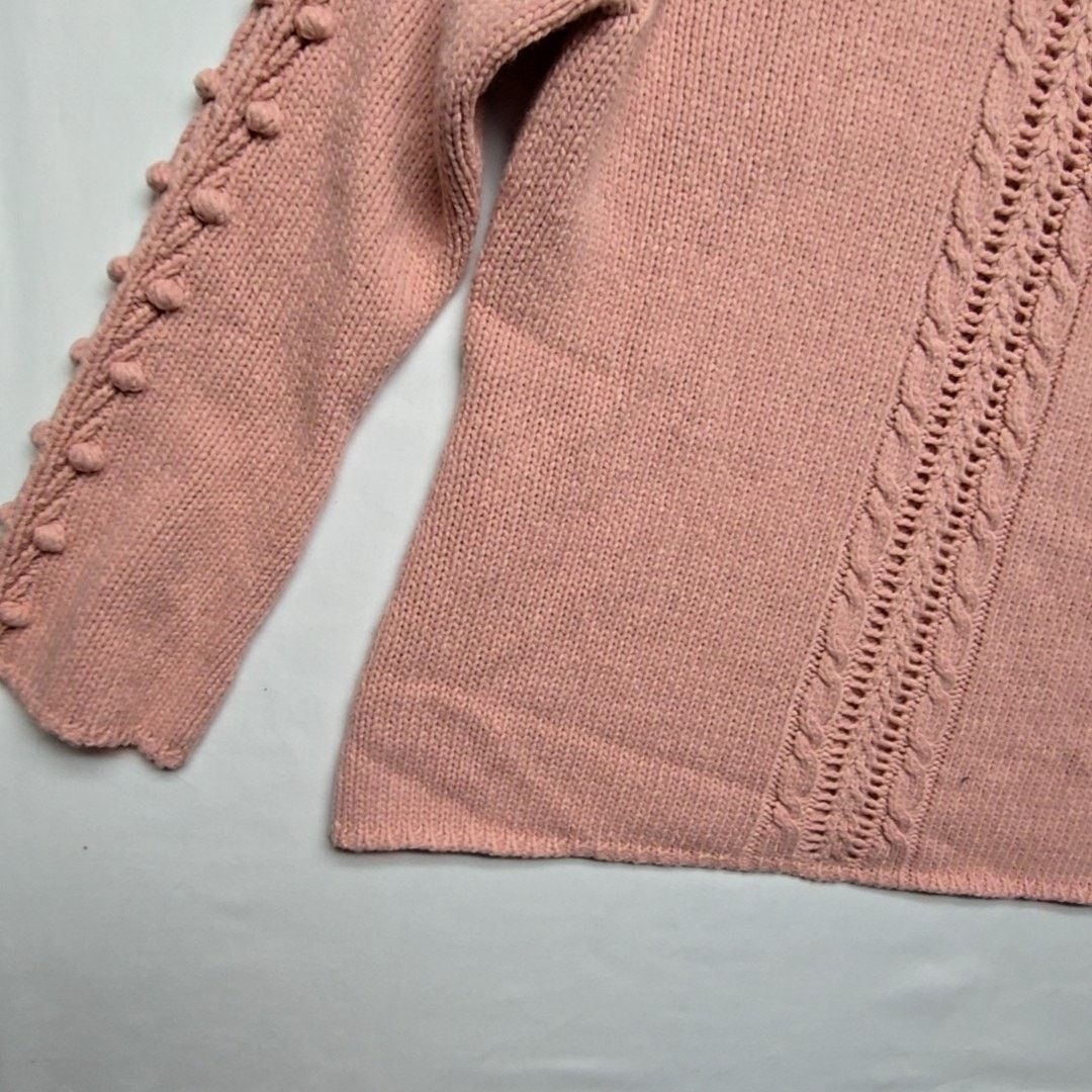 Vintage Vintage Westbound Hand Knit Pink XL Women's Sweater 90s Size XL / US 12-14 / IT 48-50 - 5 Thumbnail