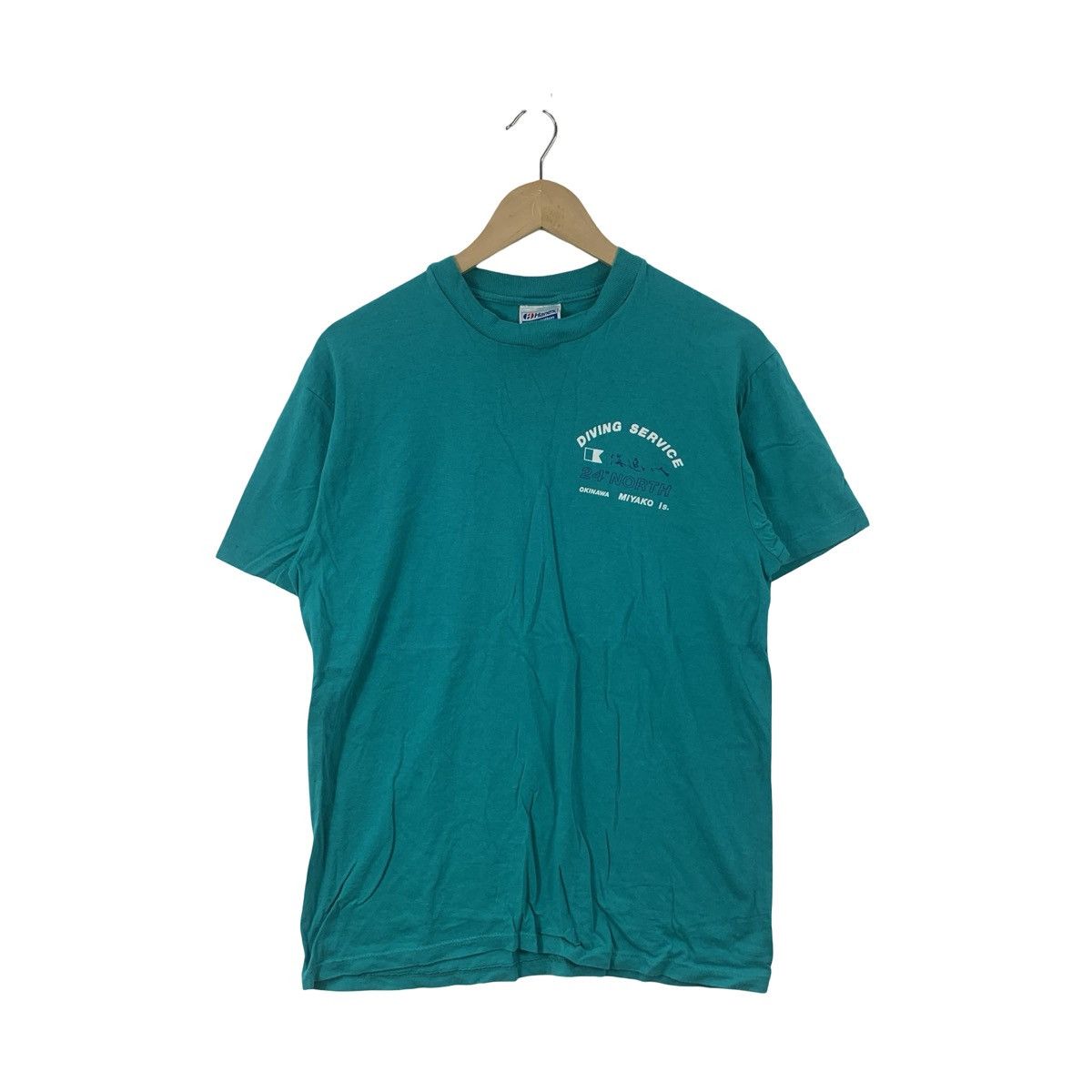 Vintage Vintage OKINAWA MIYAKO DIVING Service Graphic Logo 24° Size US L / EU 52-54 / 3 - 3 Thumbnail