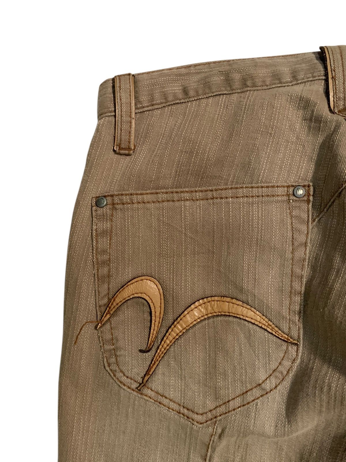 Kapital FLARE NICOLE CLUR FOR MAN RUSTY JAPANESE PUNK DENIM Size US 31 - 10 Thumbnail