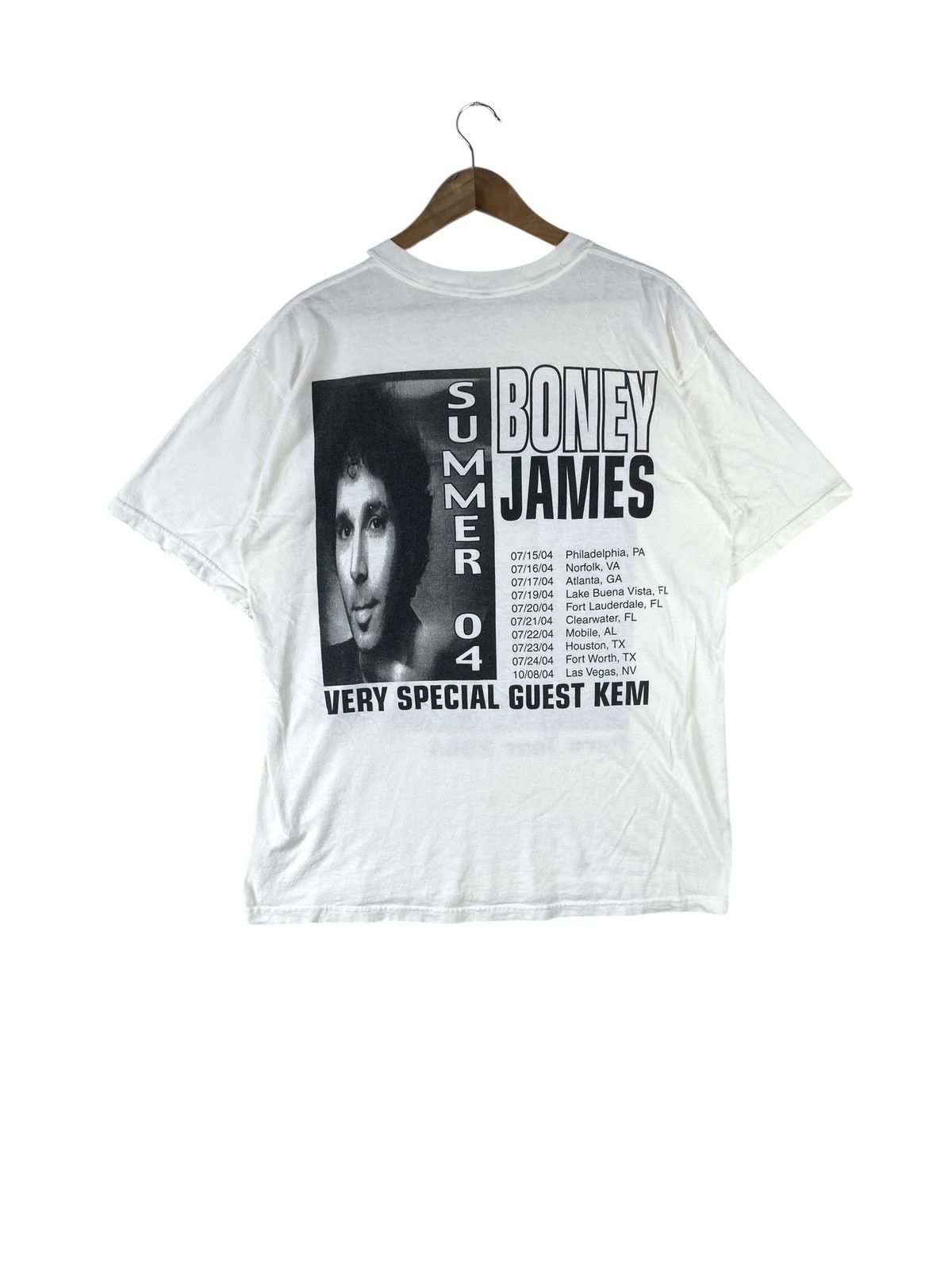 Vintage Vintage 2004 American Saxophonist Musician Boney James Tee Size US L / EU 52-54 / 3 - 3 Thumbnail