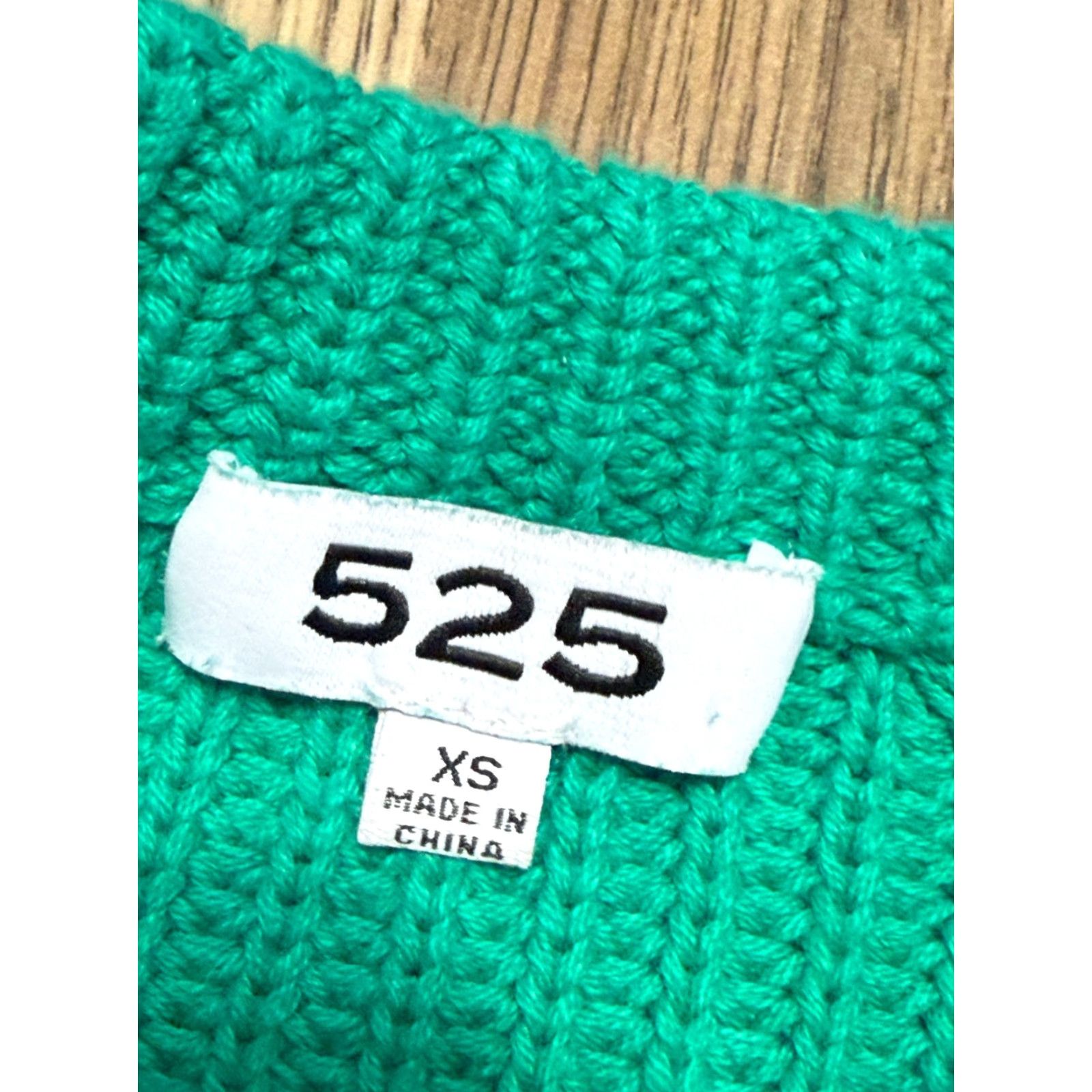 Vintage 525 Sweater Women's XS Green Pullover Crewneck Knit Shirt? Size XS / US 0-2 / IT 36-38 - 3 Thumbnail
