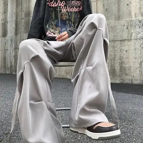 VIBE Trousers casual loose pants streetwear y2k Size US 30 / EU 46 - 2 Thumbnail