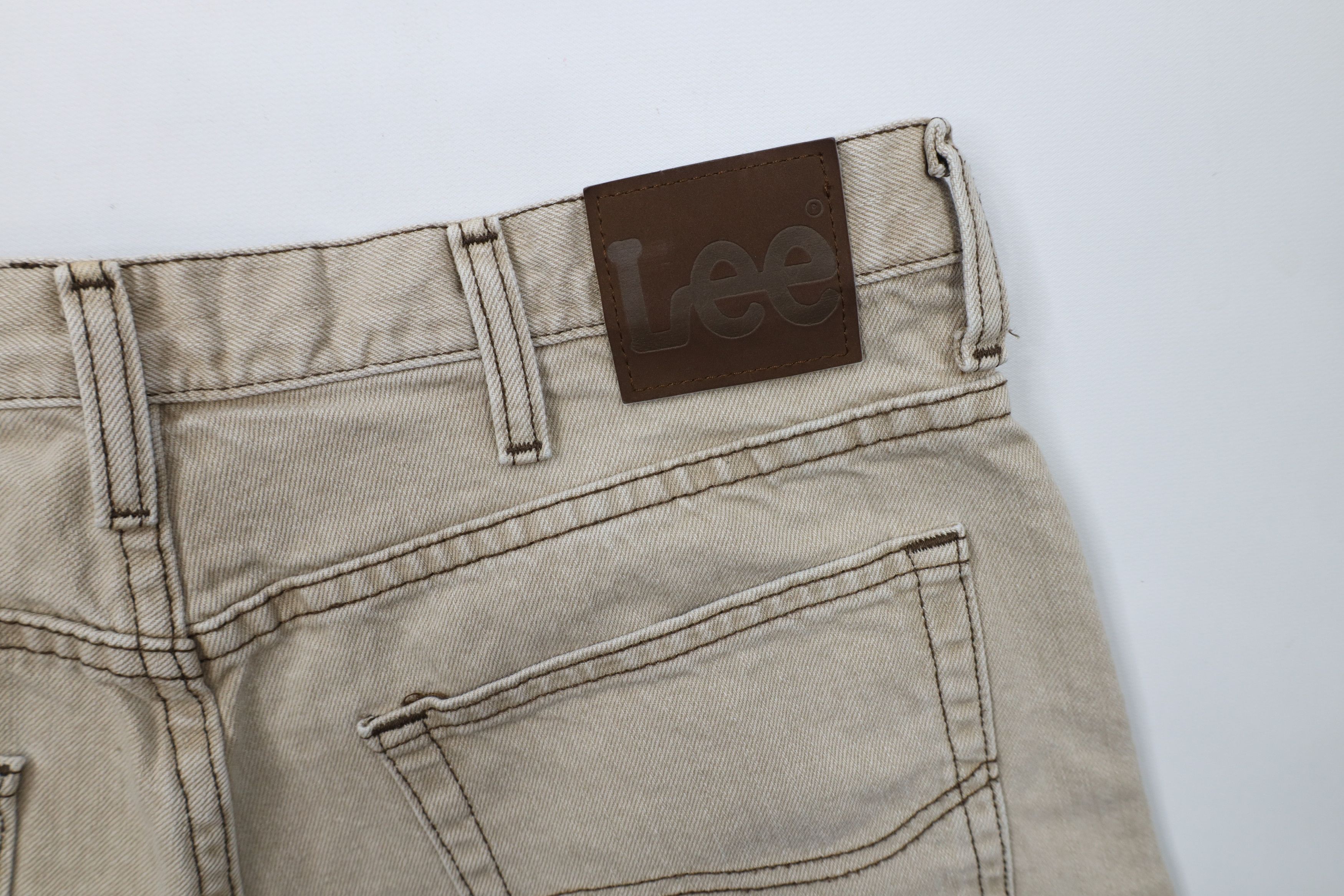 Lee × Vintage Vintage 90s Lee Above Knee Denim Jean Shorts Jorts Cotton Size US 34 / EU 50 - 14 Thumbnail