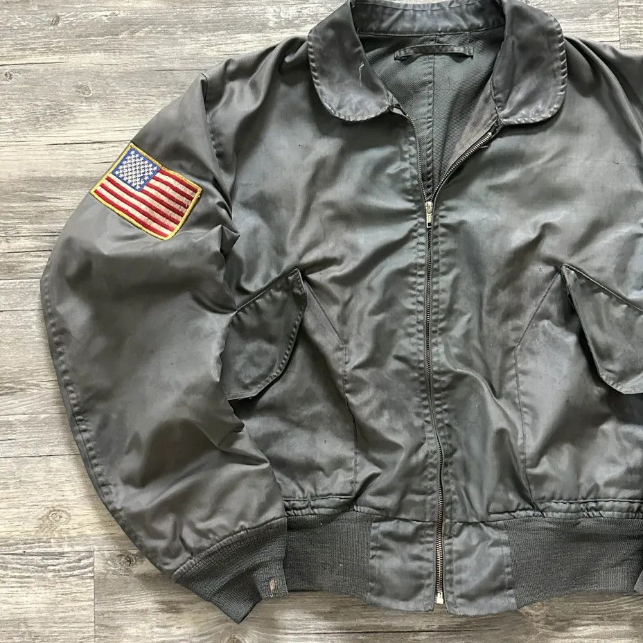Other Vintage USAF Flight Bomber Aviator Military Jacket Size US XL / EU 56 / 4 - 2 Thumbnail