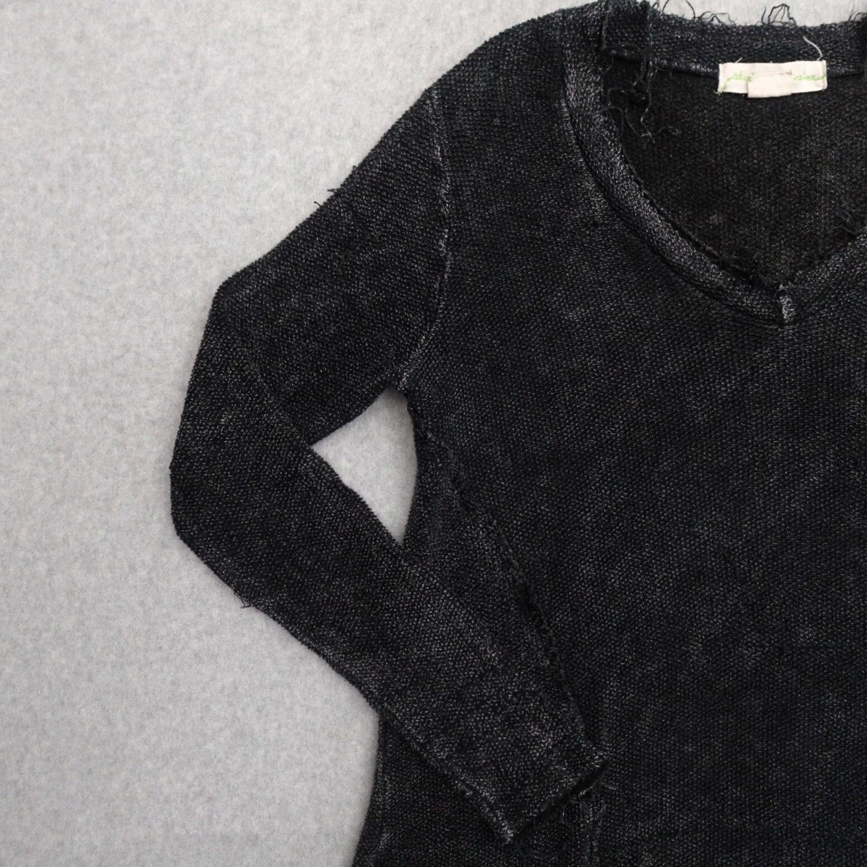 Anthropologie Anthropologie Staring at Stars Womens Pullover Size Small Distressed Gray Size S / US 4 / IT 40 - 5 Thumbnail