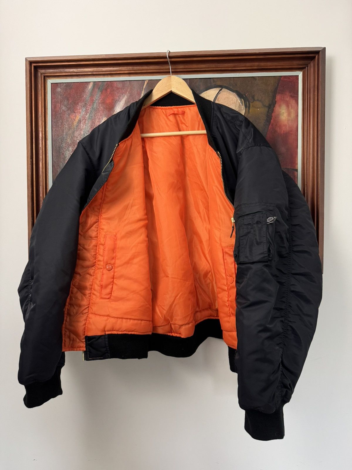 Other Ma1 Flyer Black Vintage Nylon Bomber Jacket BoxyFit Oversize Size US M / EU 48-50 / 2 - 2 Thumbnail