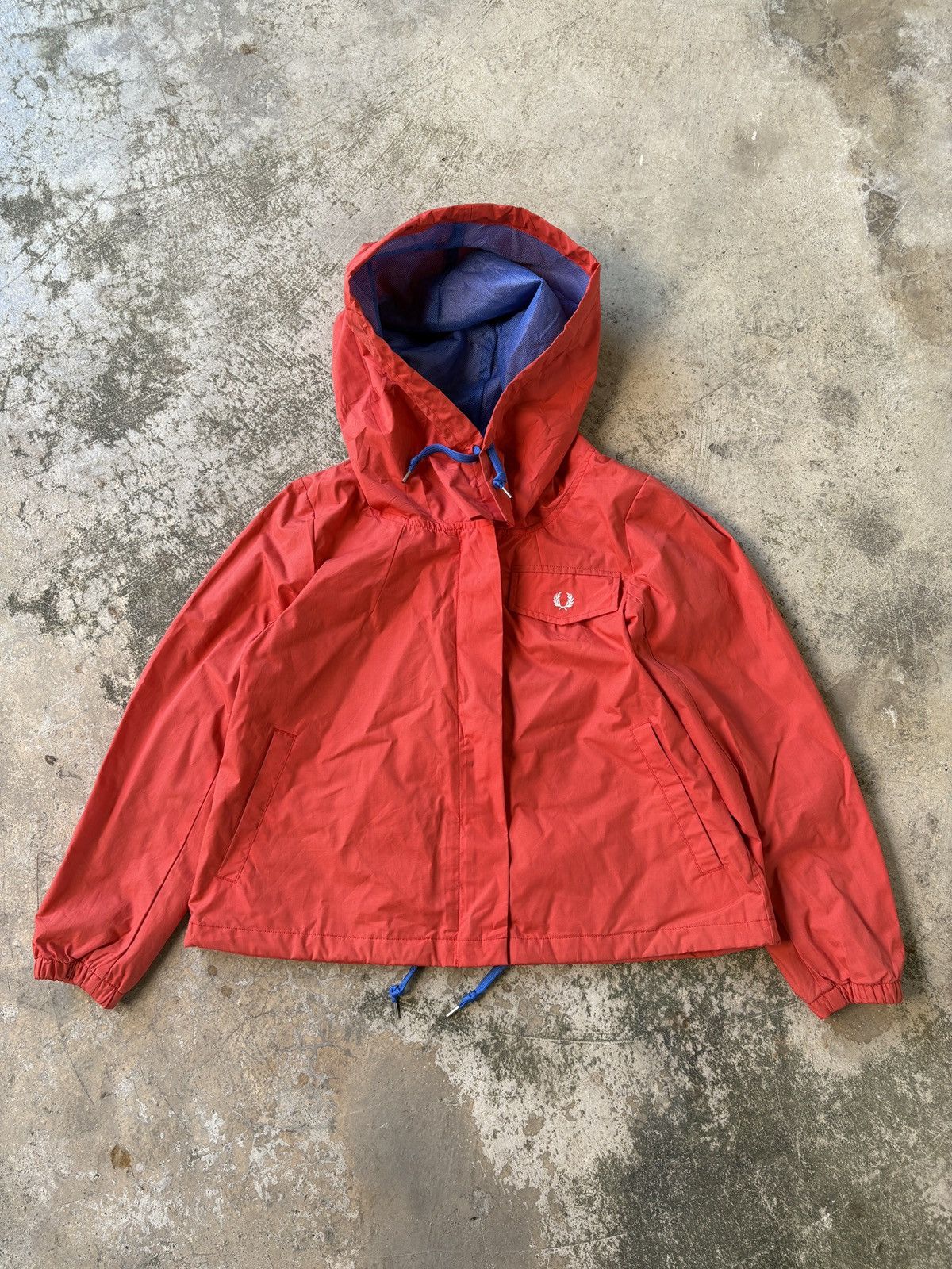 Fred Perry Vintage Fred Perry Windbreaker Waterproof Jacket Boxy Small Size S / US 4 / IT 40 - 1 Thumbnail
