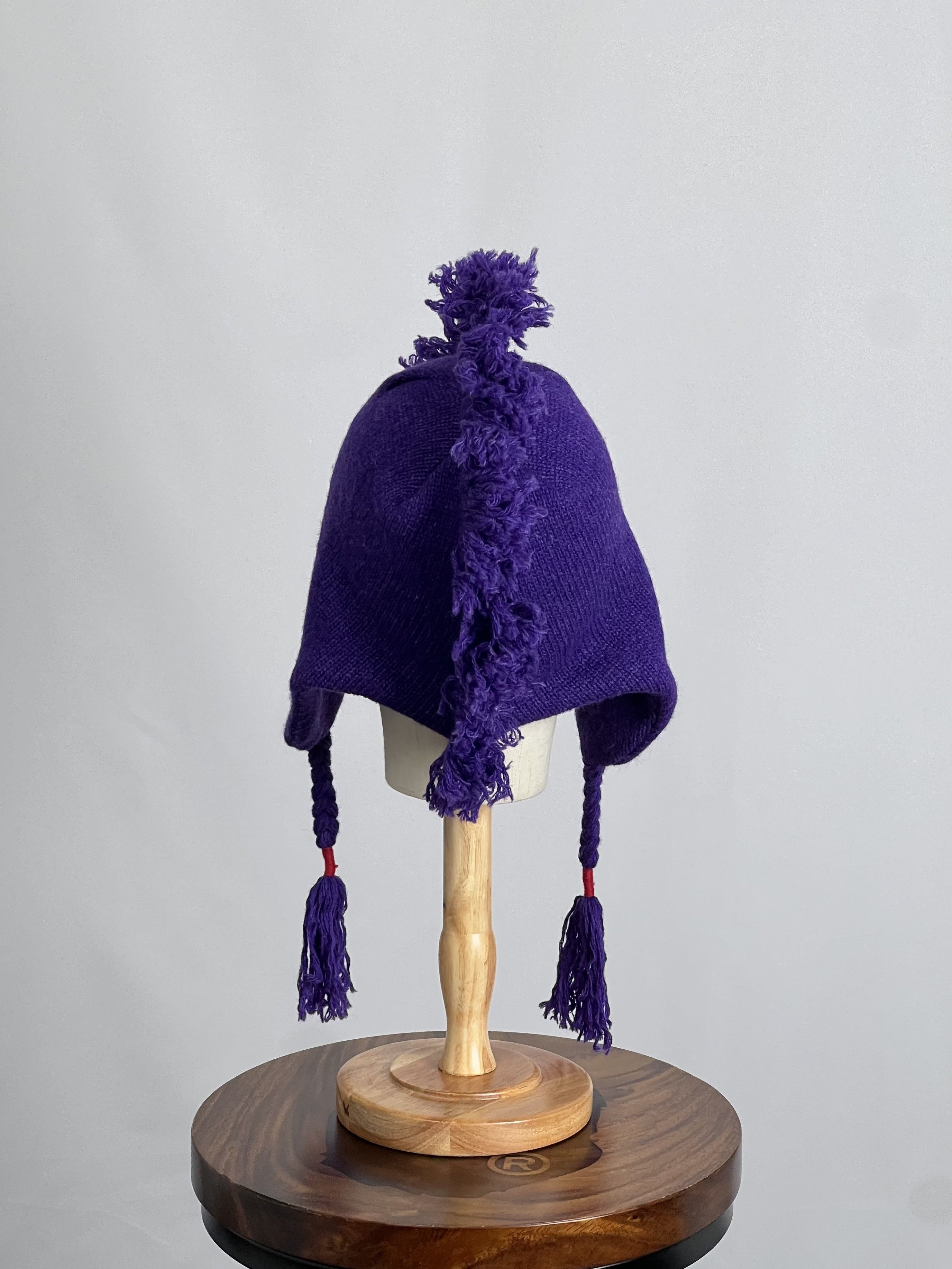 Brand New DAIRIKU Mochican Knit Cap Purple