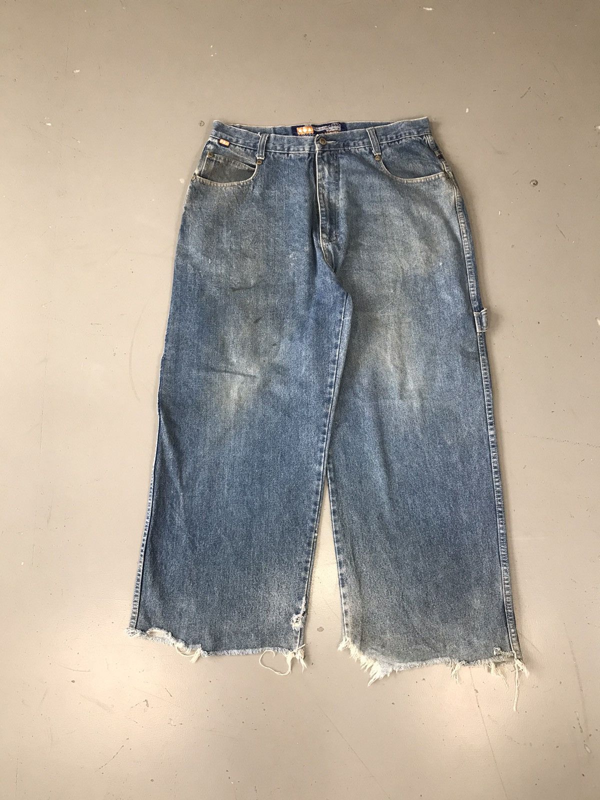 JNCO × Southpole × Vintage Vintage kik wear flared carpenter denim Size US 34 / EU 50 - 2 Thumbnail