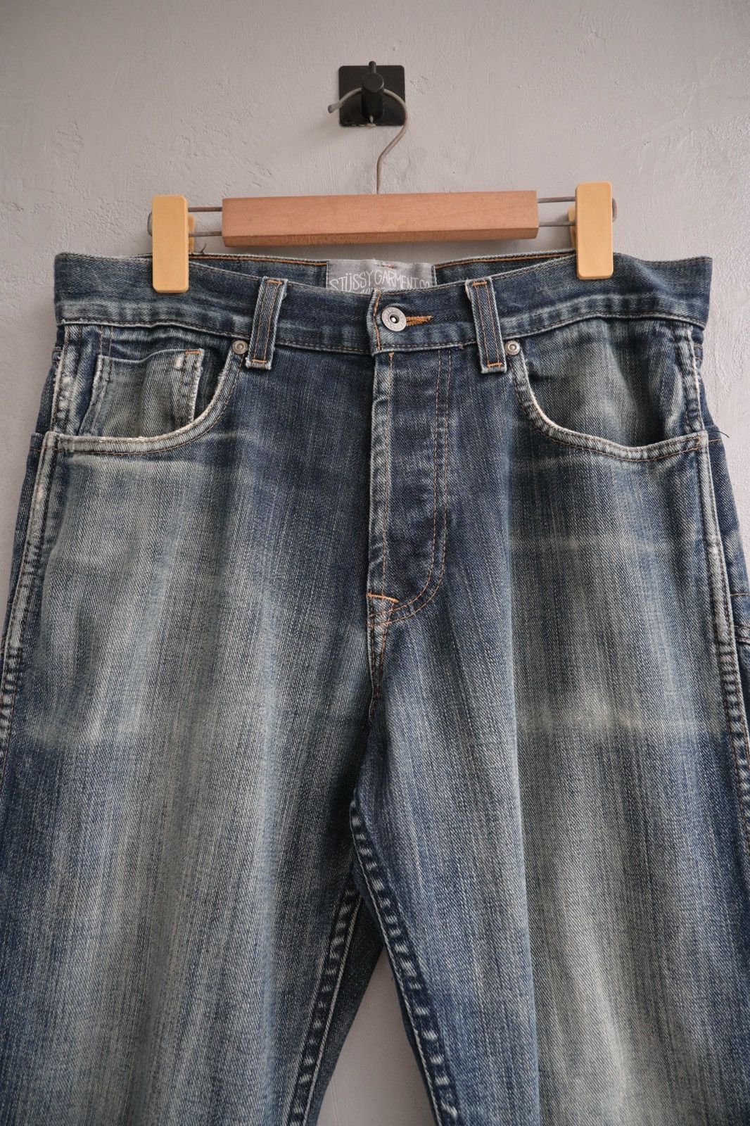 Stussy Stussy 90’s stone wash denim pant Size US 31 - 2 Thumbnail