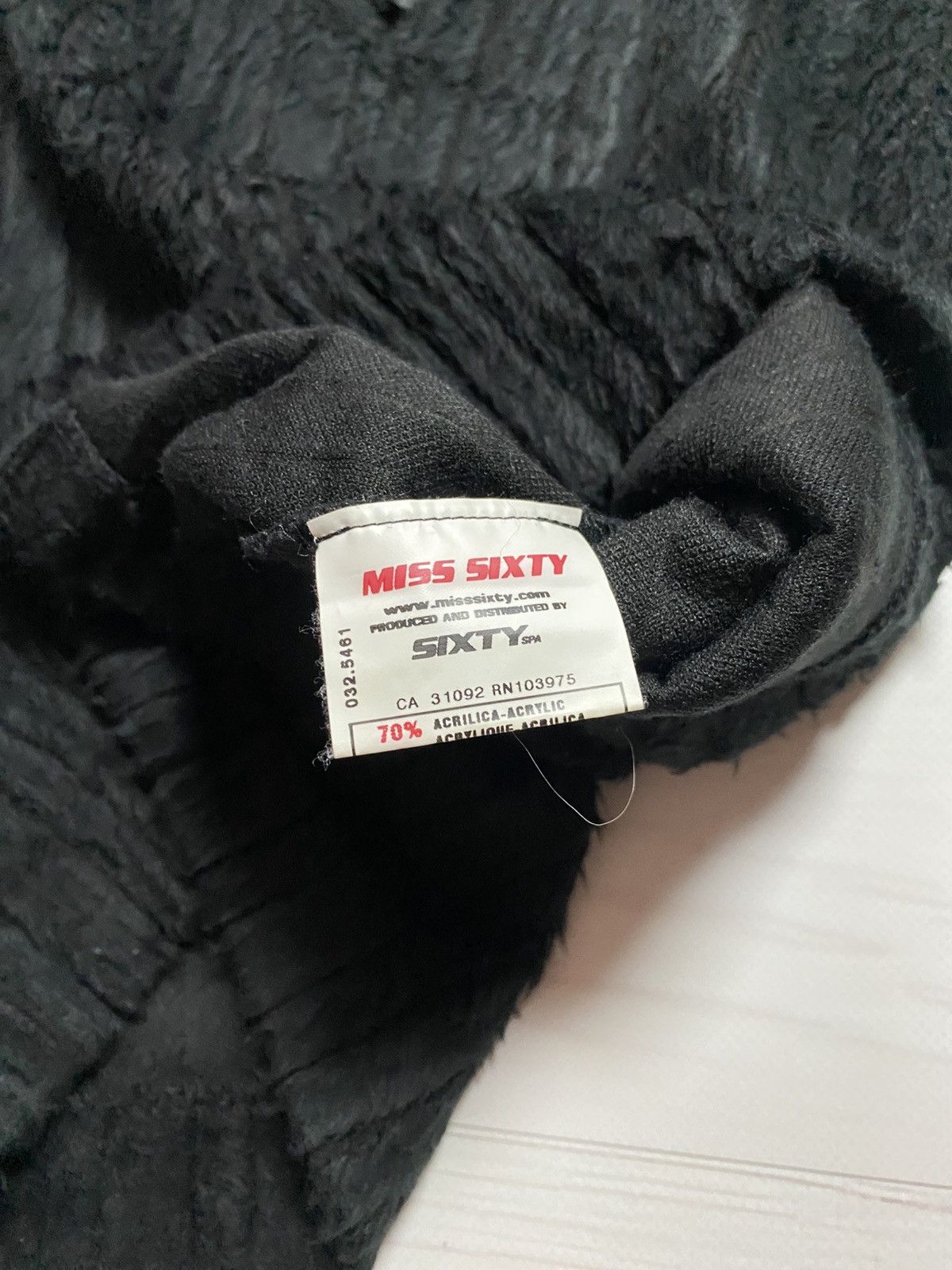 Miss Sixty Vintage Miss Sixty faux mohair Fuzzy Lace-Up Knit Sweater Size L / US 10 / IT 46 - 4 Thumbnail