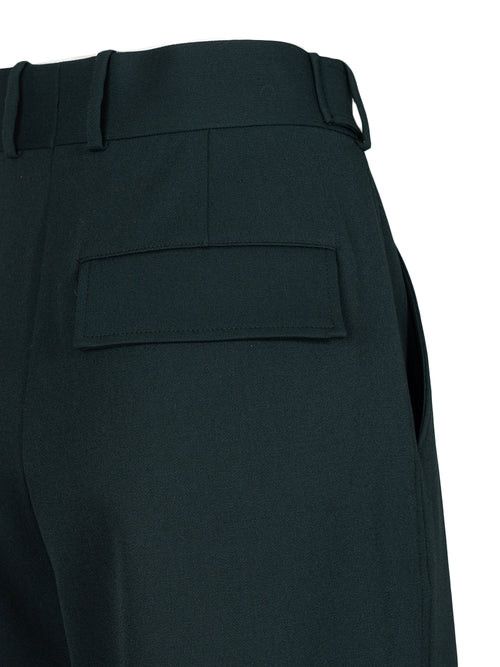 Bottega Veneta o1y0725 Casual Pant in Dark Green Size 28" / US 6 / IT 42 - 8 Thumbnail