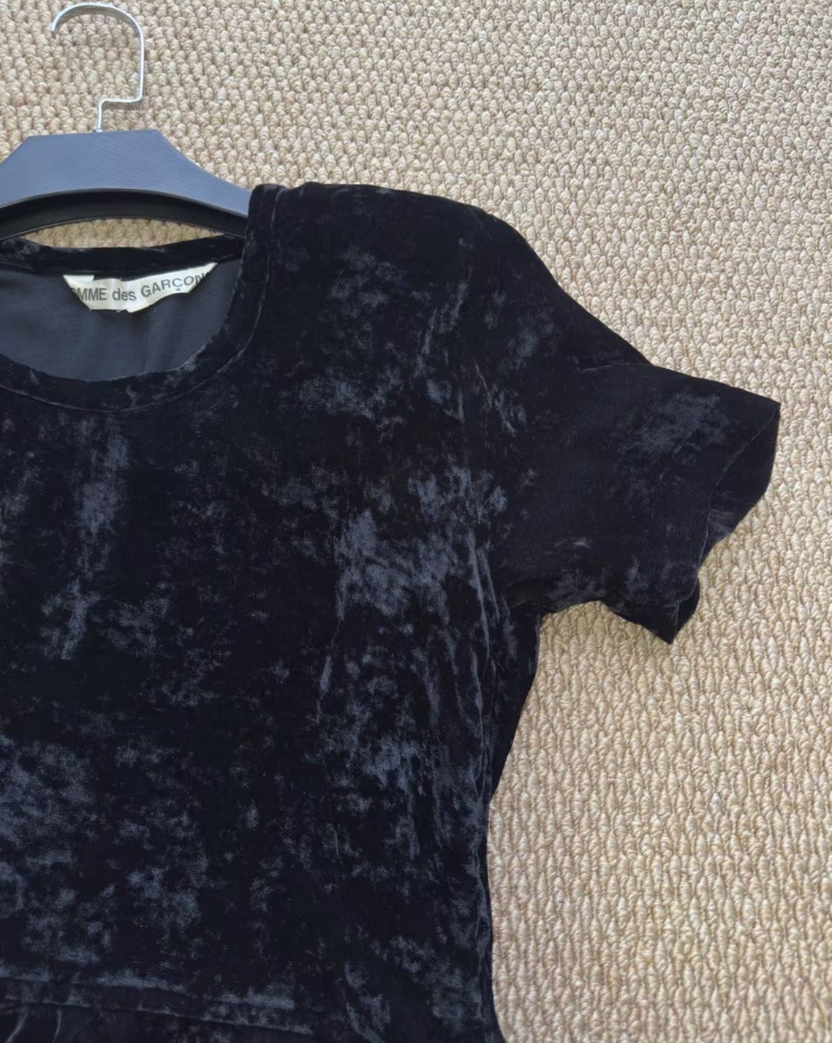 Comme des Garcons Comme des Garçons Ice Velvet Irregular Waist Ruffle Top K23 Size S / US 4 / IT 40 - 5 Thumbnail