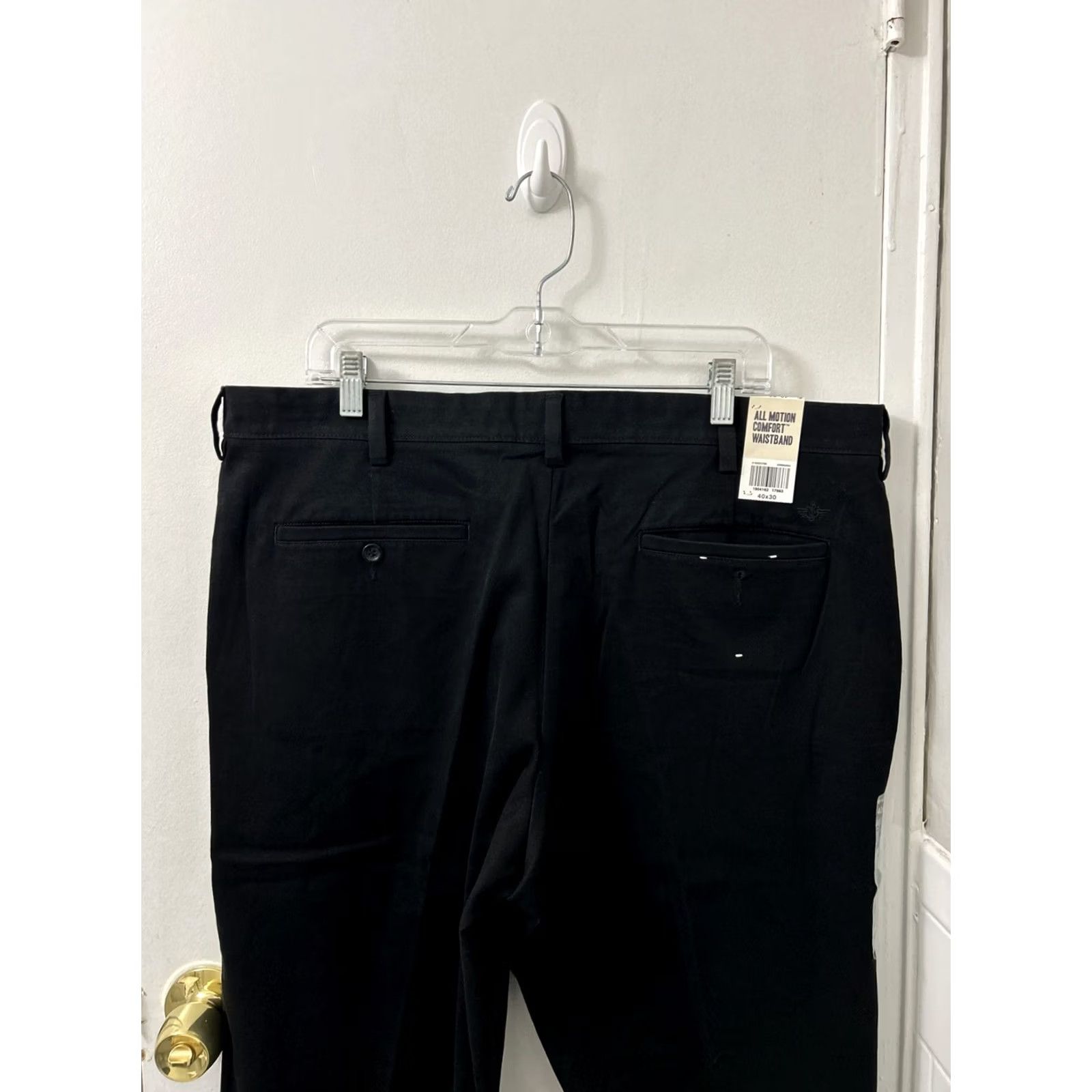 Dockers VINTAGE Dockers Pants Mens Sz 40x30 Black Waistband Classic Fit All Motion Comfort YKK Size US 40 / EU 56 - 6 Thumbnail