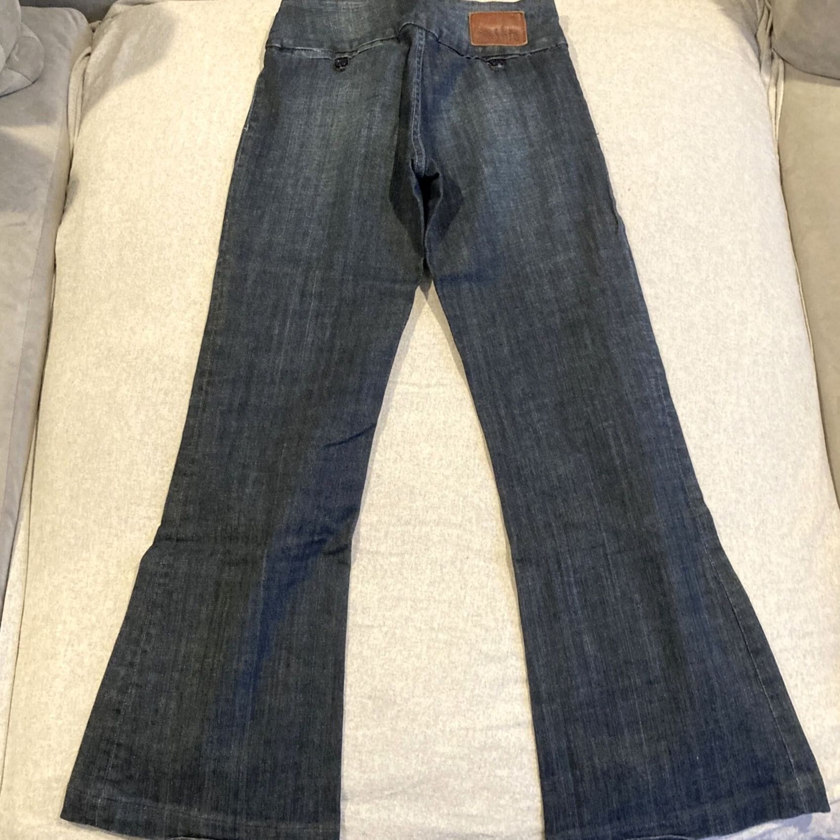 Vintage Shio Jeans Dark Wash Boot Cut Mid Rise Denim Cotton Blend 30x29 Women Pants Size 30 Jeans Size 30" / US 8 / IT 44 - 6 Thumbnail