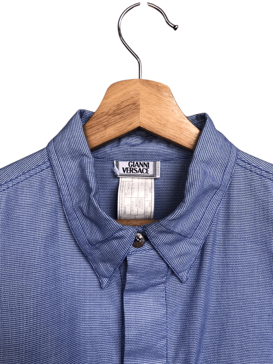 Versace Vintage Gianni Versace Single Pocket Long Sleeve Shirt Size US M / EU 48-50 / 2 - 4 Thumbnail