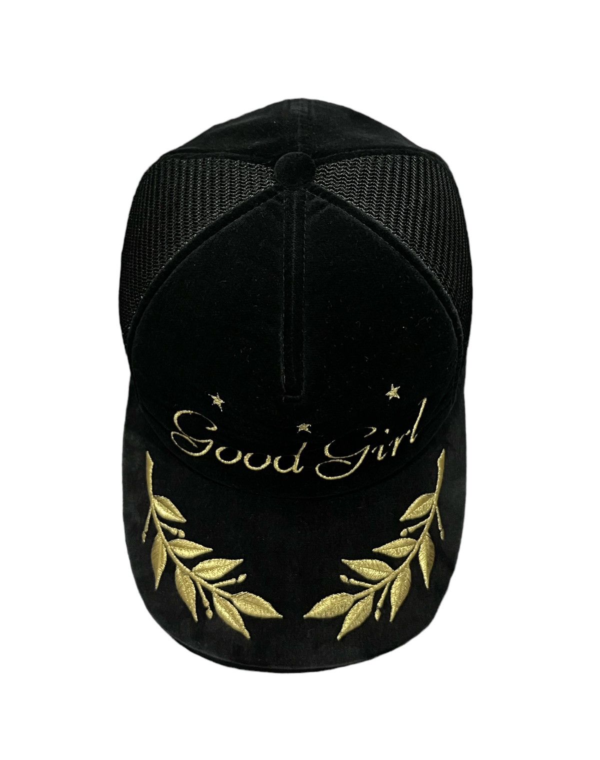 Velvet FYE🔥90’s GOOD GIRL Hybrid Velvet Trucker Hat Hysteric Style Size ONE SIZE - 9 Thumbnail