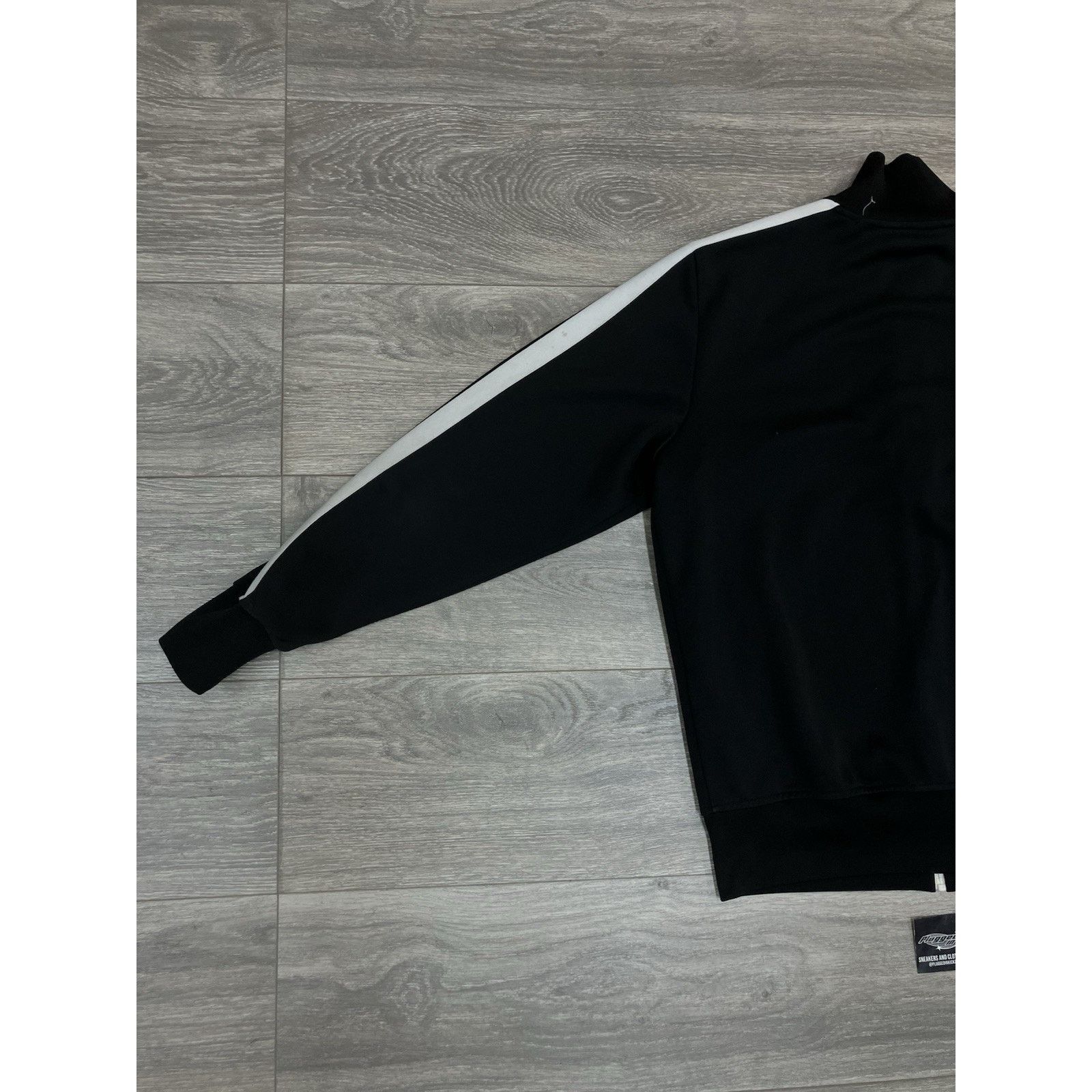 Palm Angels Size L - Palm Angels Classic Track Jacket ' Black White ' Size US L / EU 52-54 / 3 - 10 Thumbnail