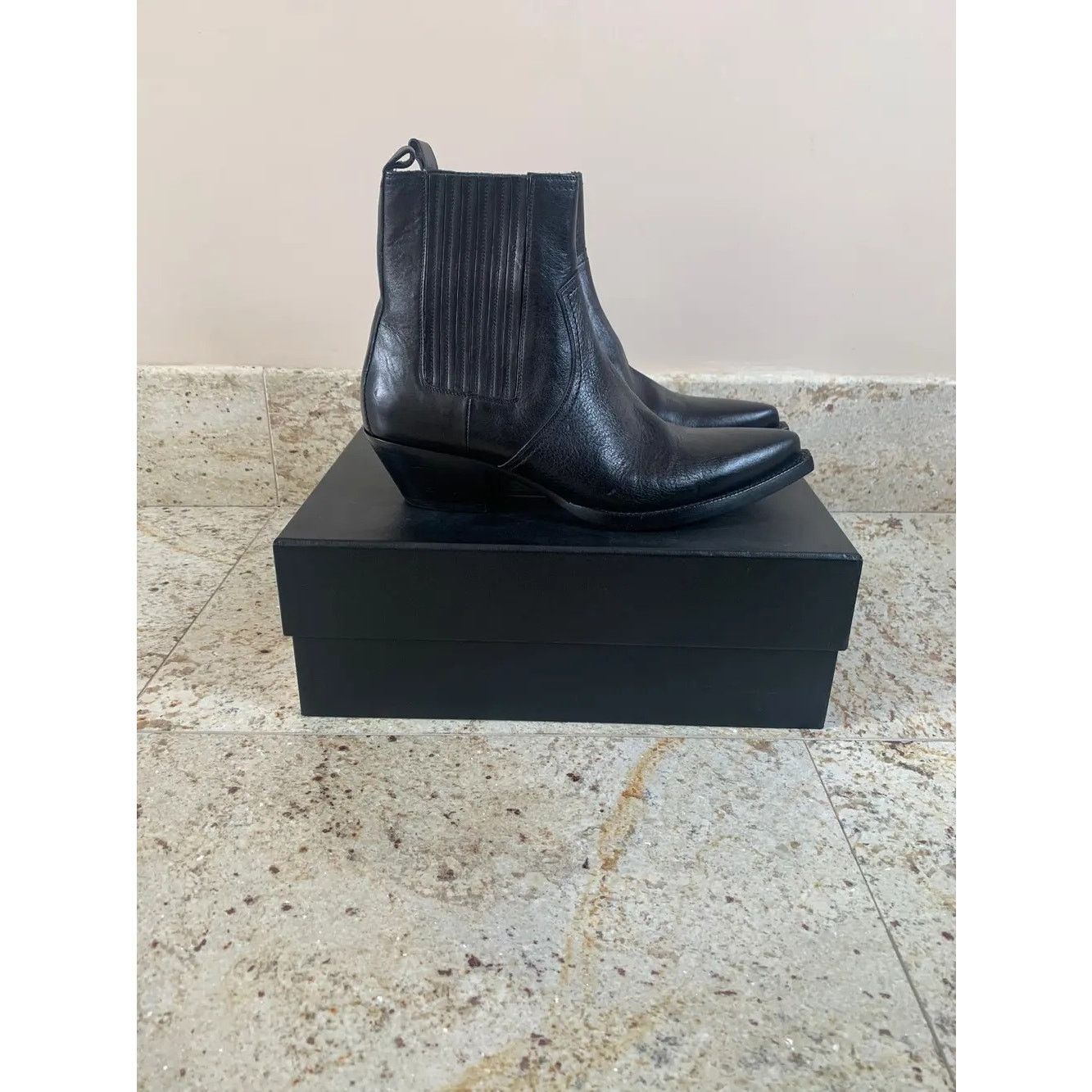 Saint Laurent Paris o1rshd1 Lukas 40 Boots in Black Size US 8 / EU 41 - 6 Thumbnail