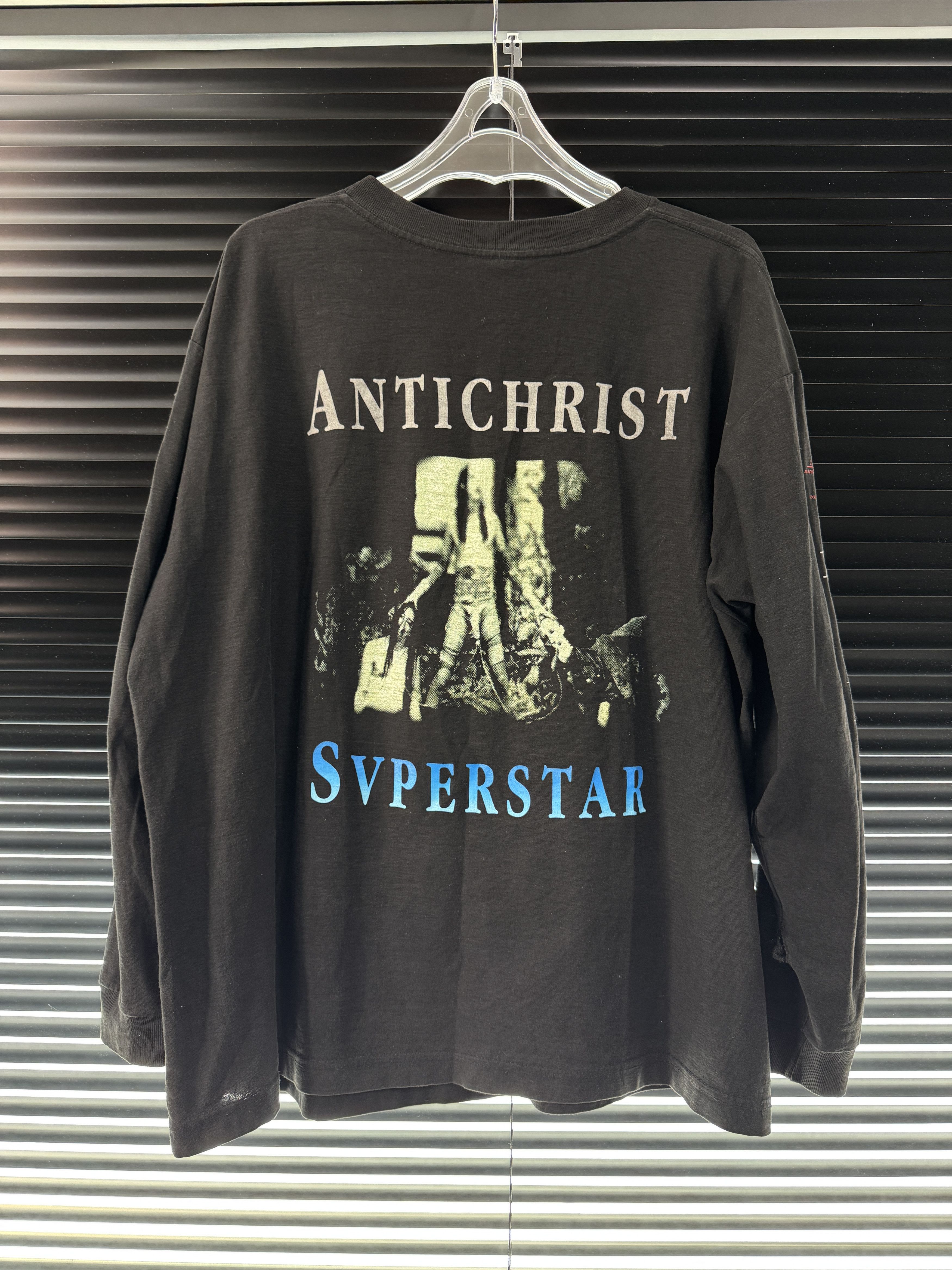 Band Tees Rare 90s Marilyn Manson Antichrist Superstar Longsleeve Size US XL / EU 56 / 4 - 2 Thumbnail