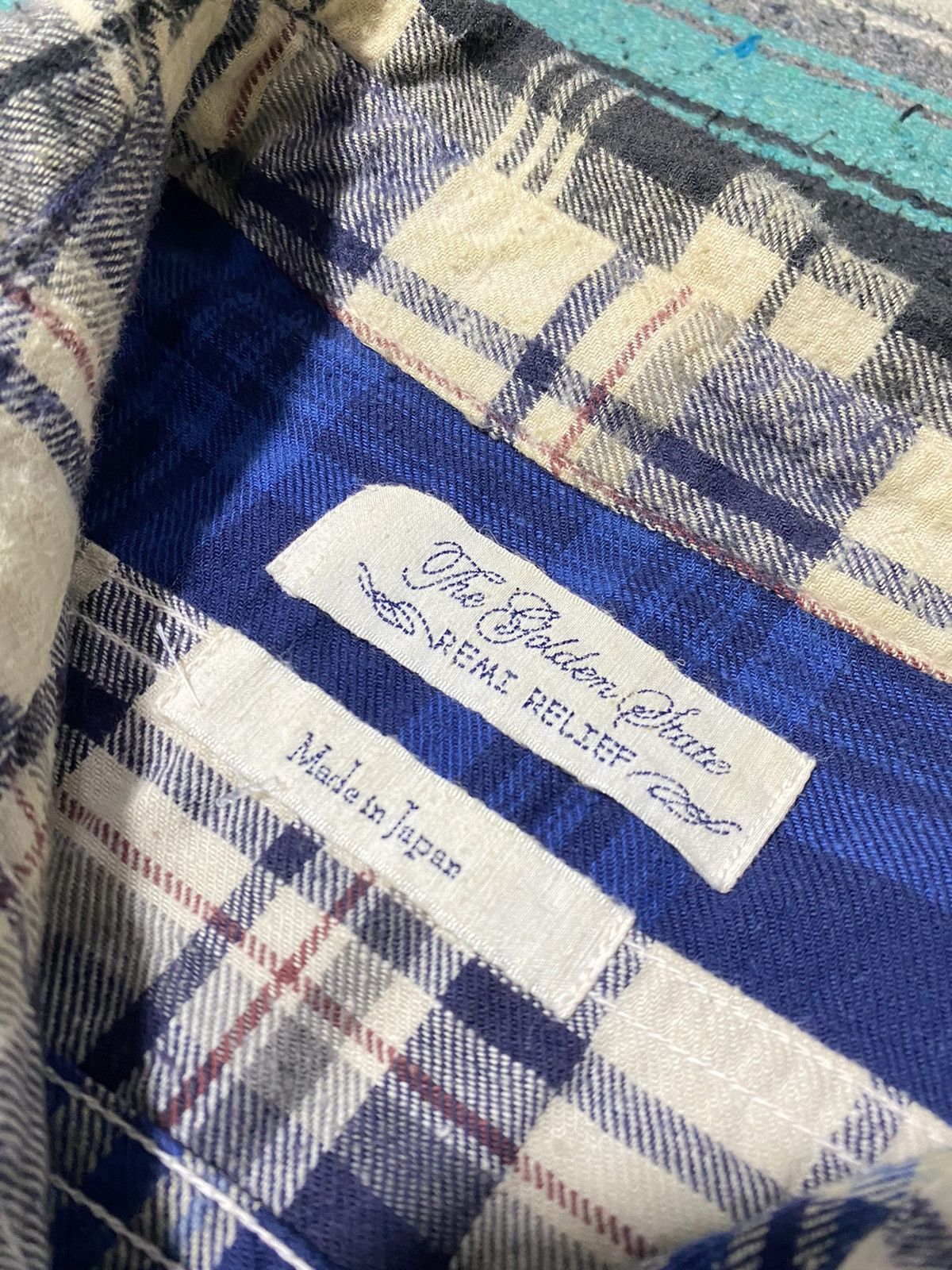 Remi Relief Remi Relief Patchwork Flannel Shirt Size US L / EU 52-54 / 3 - 3 Thumbnail