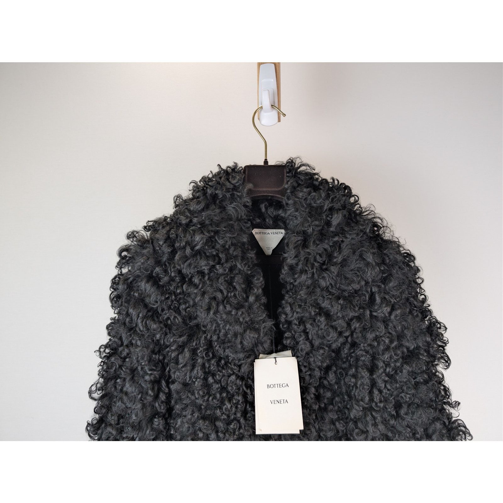 Bottega Veneta o1rshd1 Curly Shearling Coat in Black Size US M / EU 48-50 / 2 - 3 Thumbnail