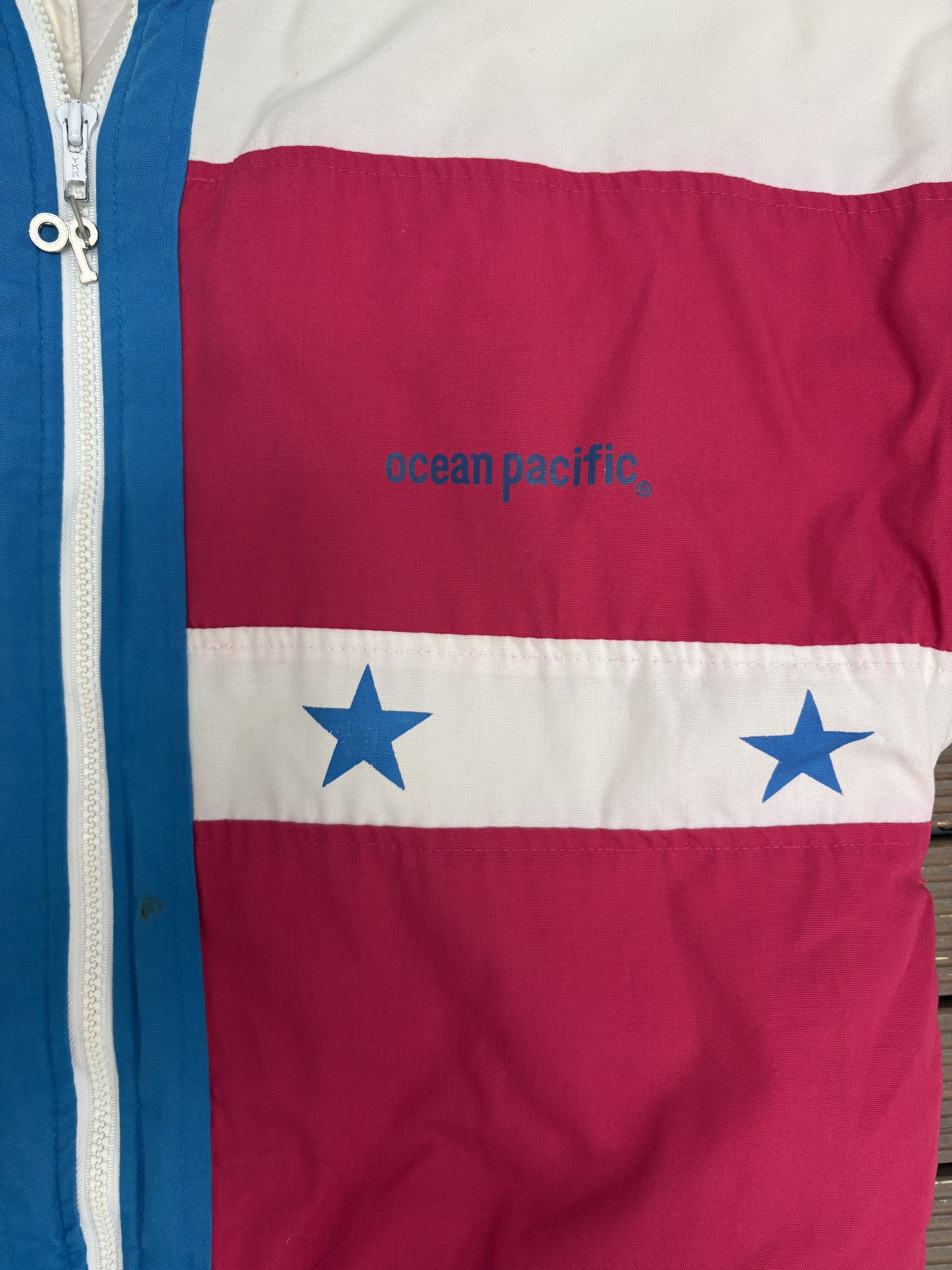 Ocean Pacific × Vintage Ocean Pacific Vintage Pink Jacket Coat Size US S / EU 44-46 / 1 - 2 Thumbnail