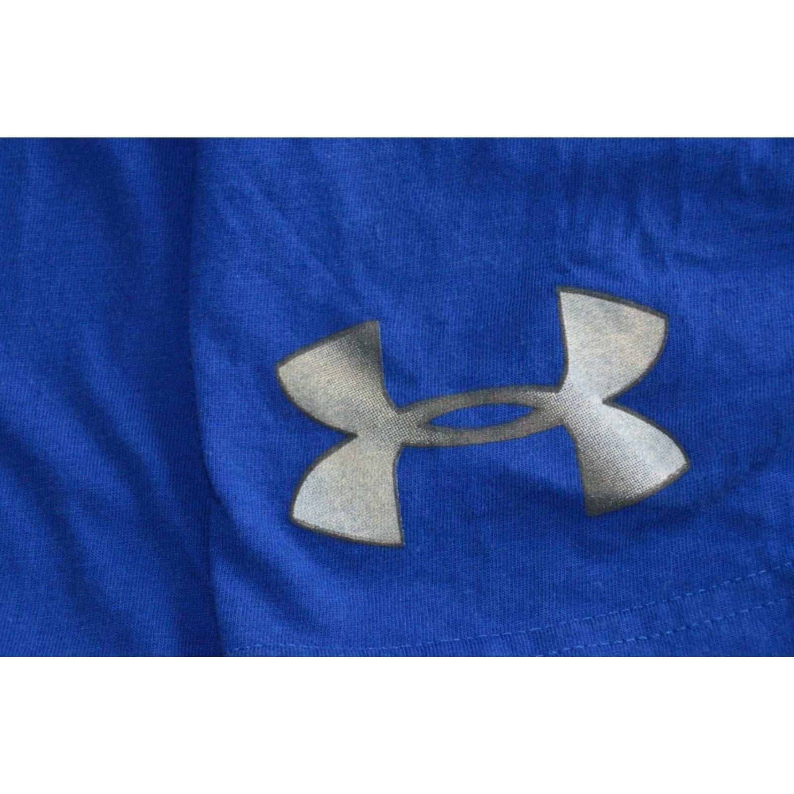 Under Armour Under Armour Graphic Print T-Shirt Mens 3XL Loose Fit Blue HeatGear Size US XXL / EU 58 / 5 - 4 Thumbnail