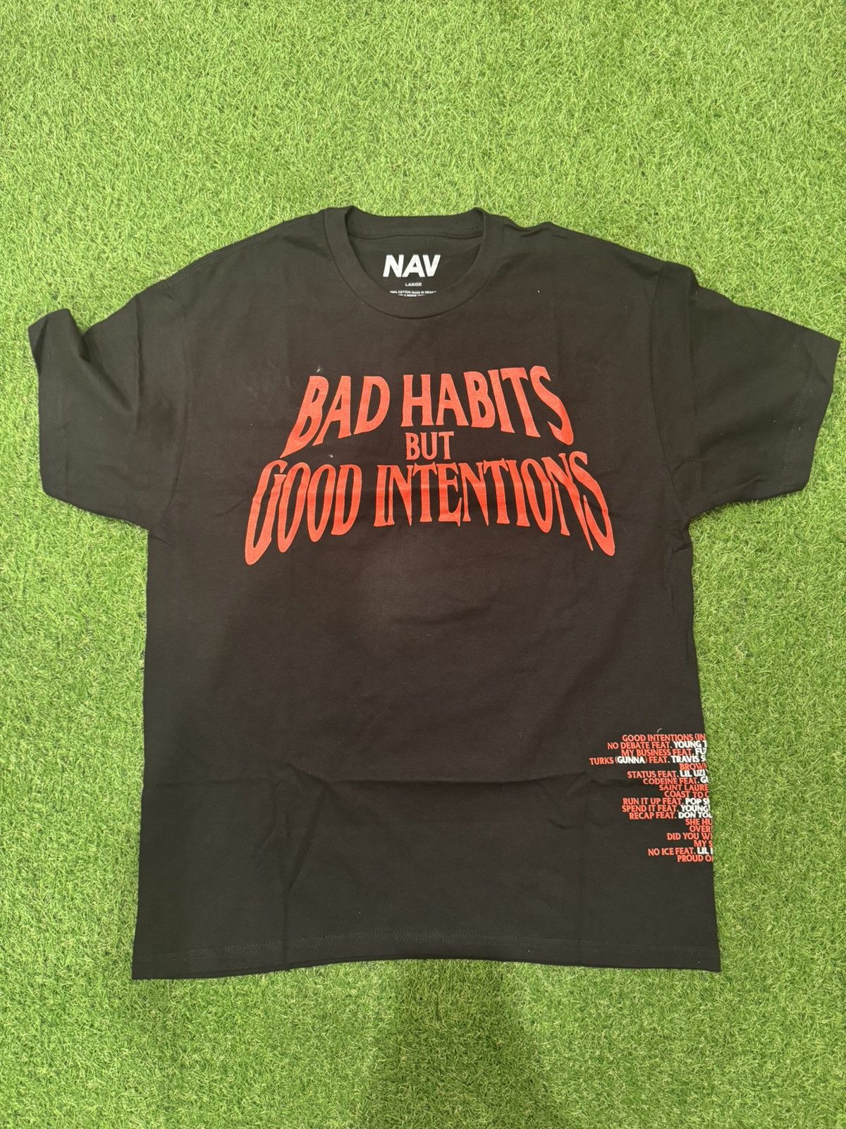 Vlone Vlone nav T new Size US L / EU 52-54 / 3 - 1 Thumbnail