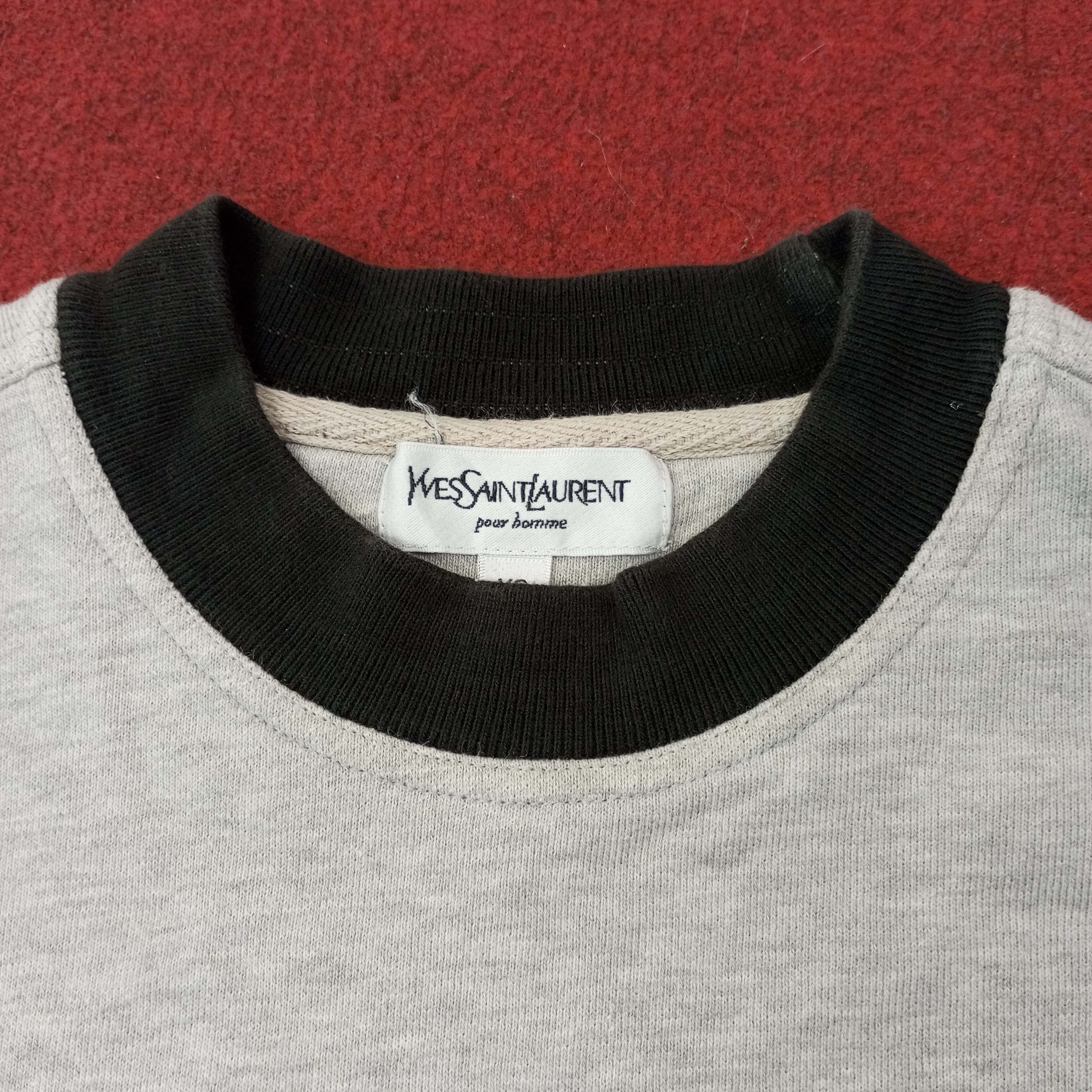 Yves Saint Laurent Yves Saint Laurent Fashion Brand Sweatshirt c250n13 Size US S / EU 44-46 / 1 - 6 Thumbnail