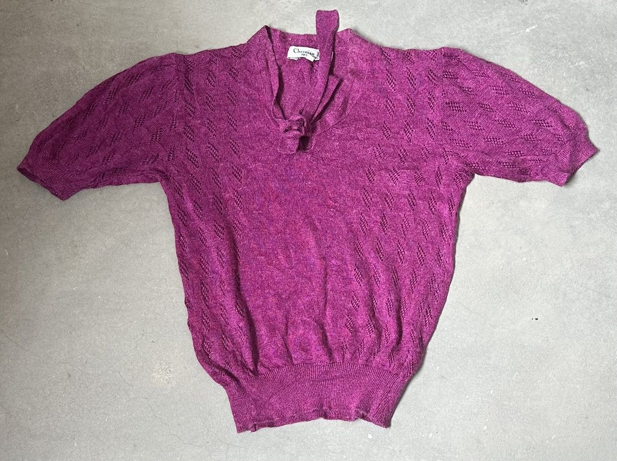 Christian Dior Monsieur VINTAGE CHRISTIAN DIOR KNITWEAR TOP Size M / US 6-8 / IT 42-44 - 1 Thumbnail