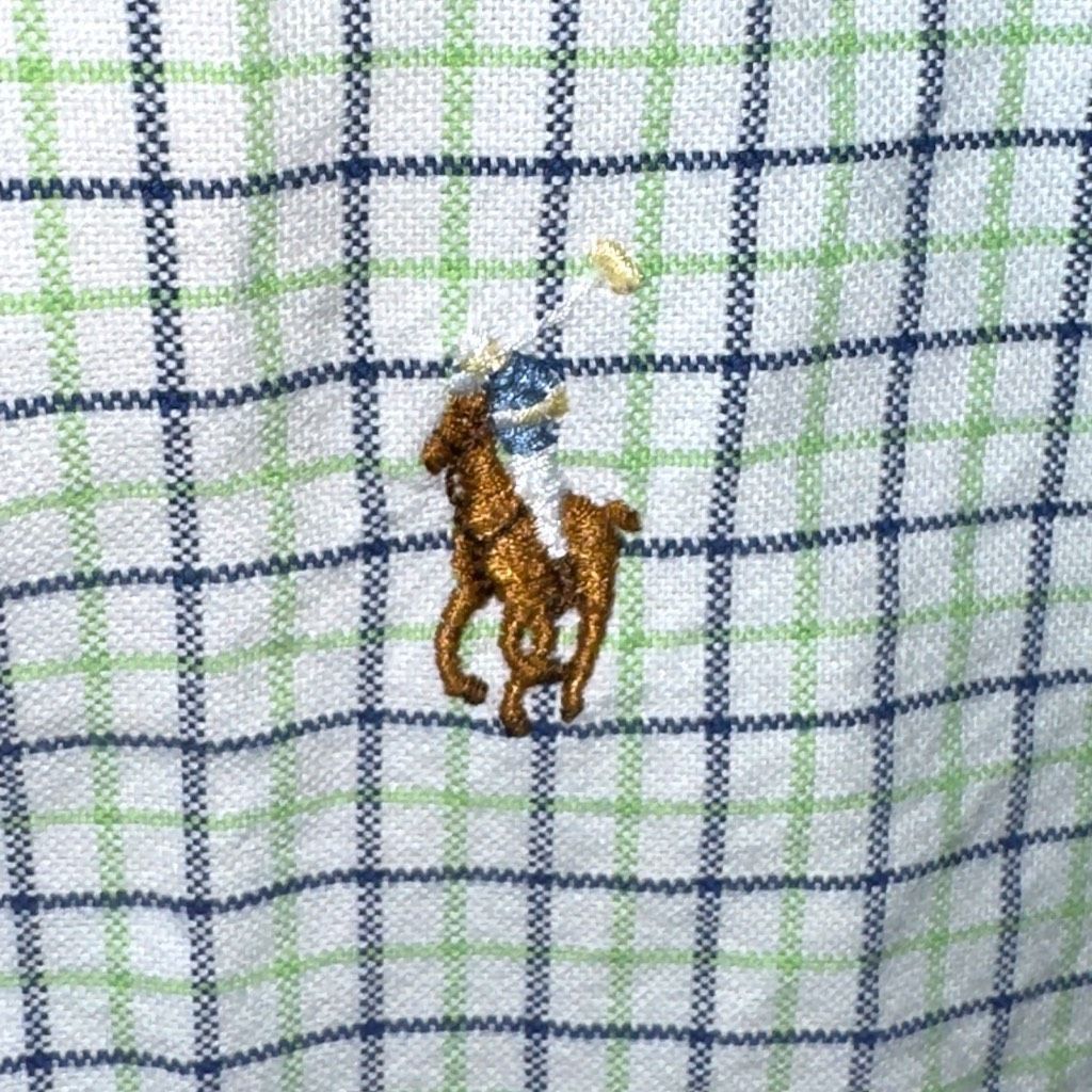 Polo Ralph Lauren Polo Ralph Lauren Green Flesh Pony Oxford Button Down Shirt Size US M / EU 48-50 / 2 - 3 Thumbnail