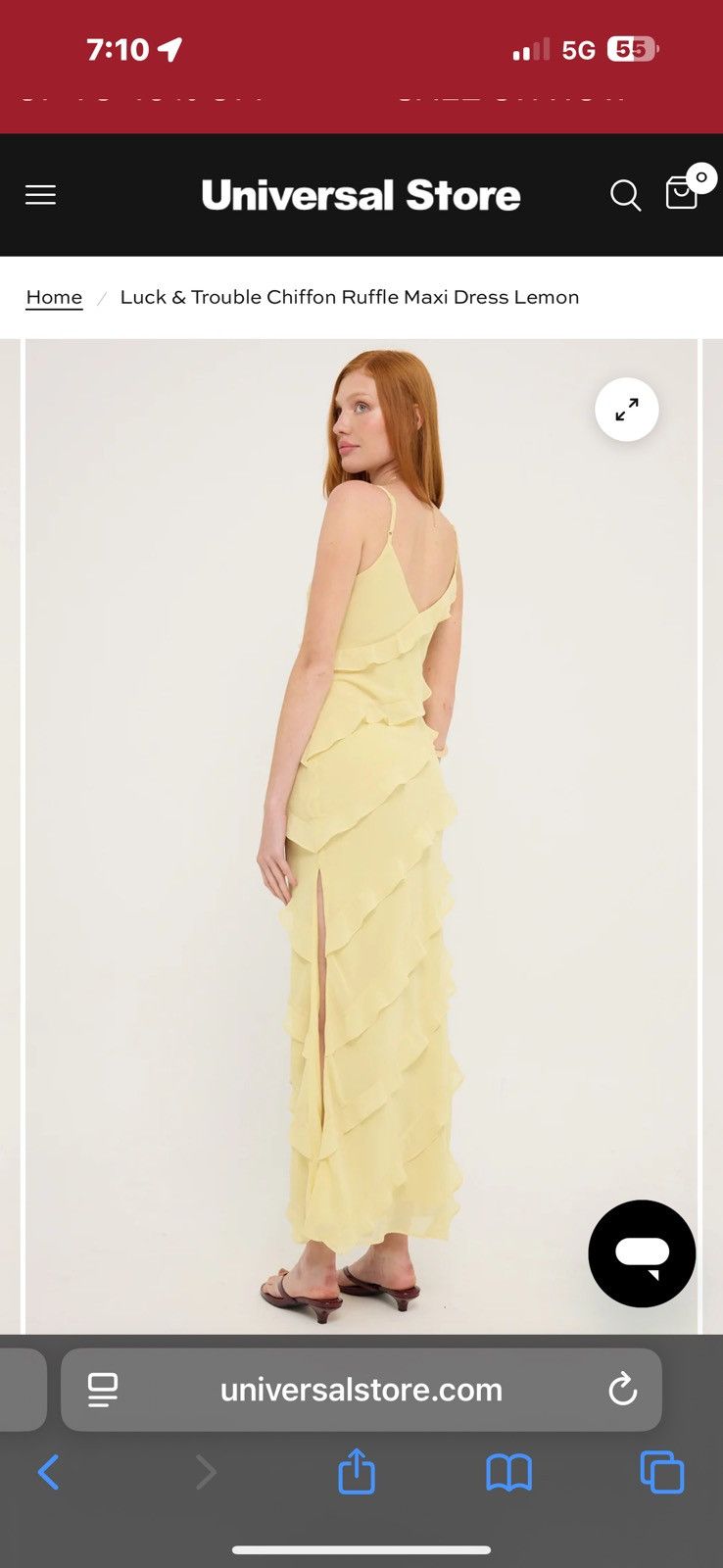 Other Luck & trouble yellow maxi dress Size S / US 4 / IT 40 - 2 Thumbnail
