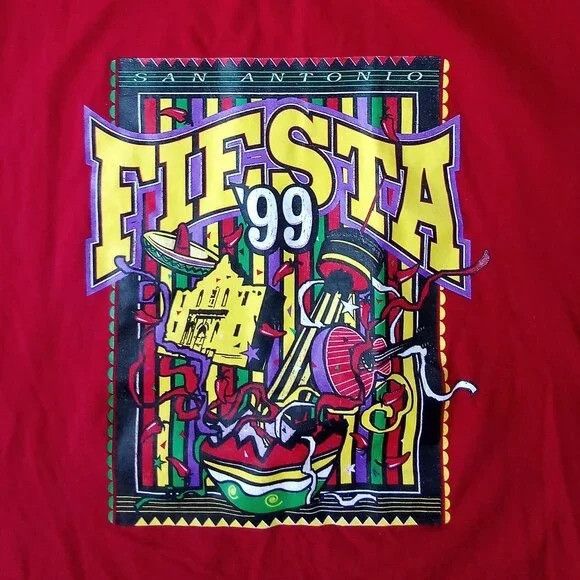 Vintage Vintage Fiesta San Antonio 1999 T-Shirt Size US L / EU 52-54 / 3 - 1 Thumbnail