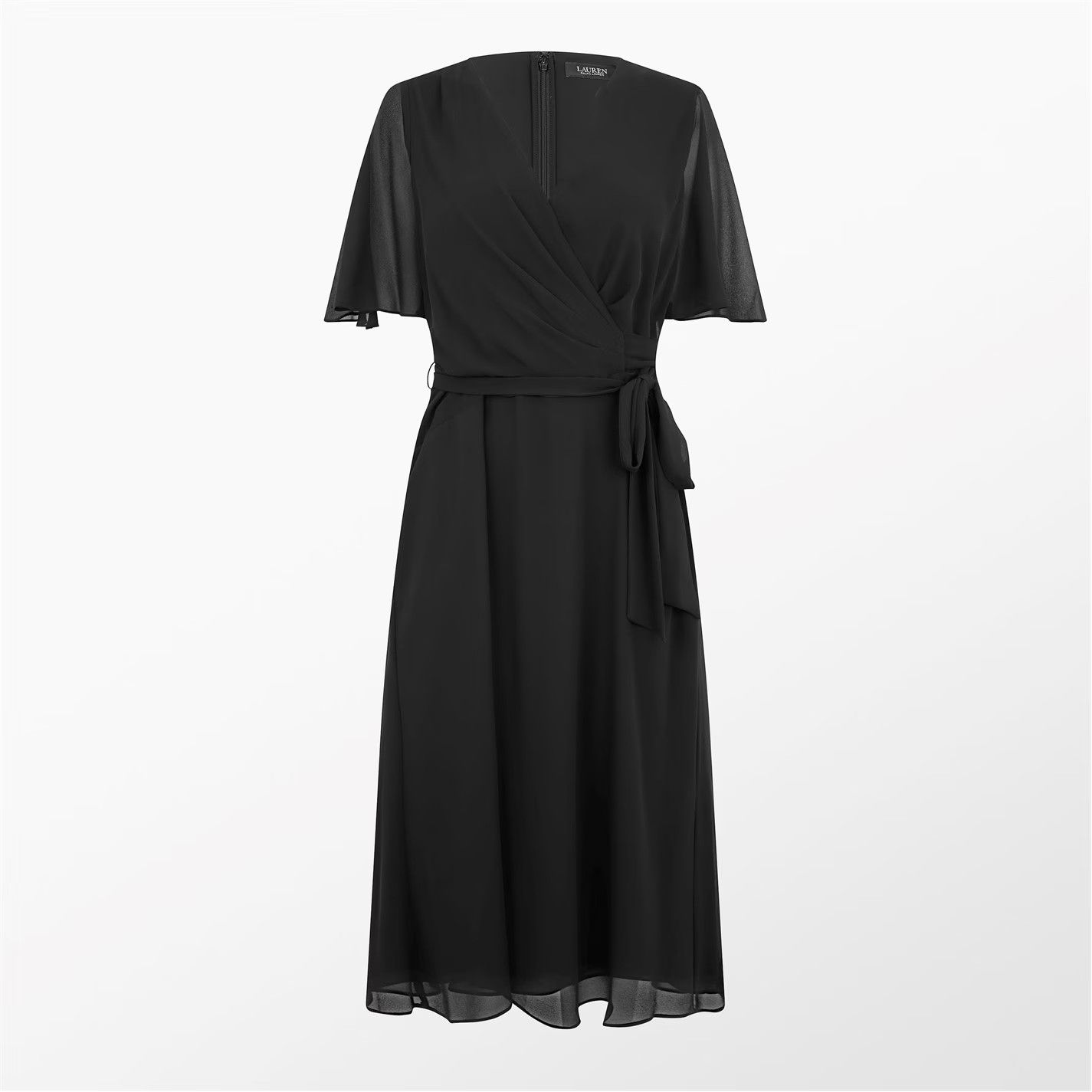 Lauren Ralph Lauren o1g2r1mq0825 Abel Dress in Black Size XL / US 12-14 / IT 48-50 - 1 Thumbnail
