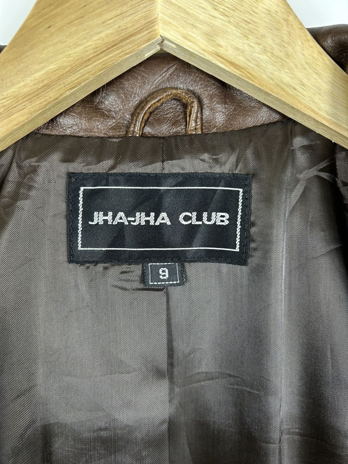 Japanese Brand × Vintage ⚡️Vintage Jha-Jha Club Button Leather Long Coat Jacket Size S / US 4 / IT 40 - 9 Thumbnail