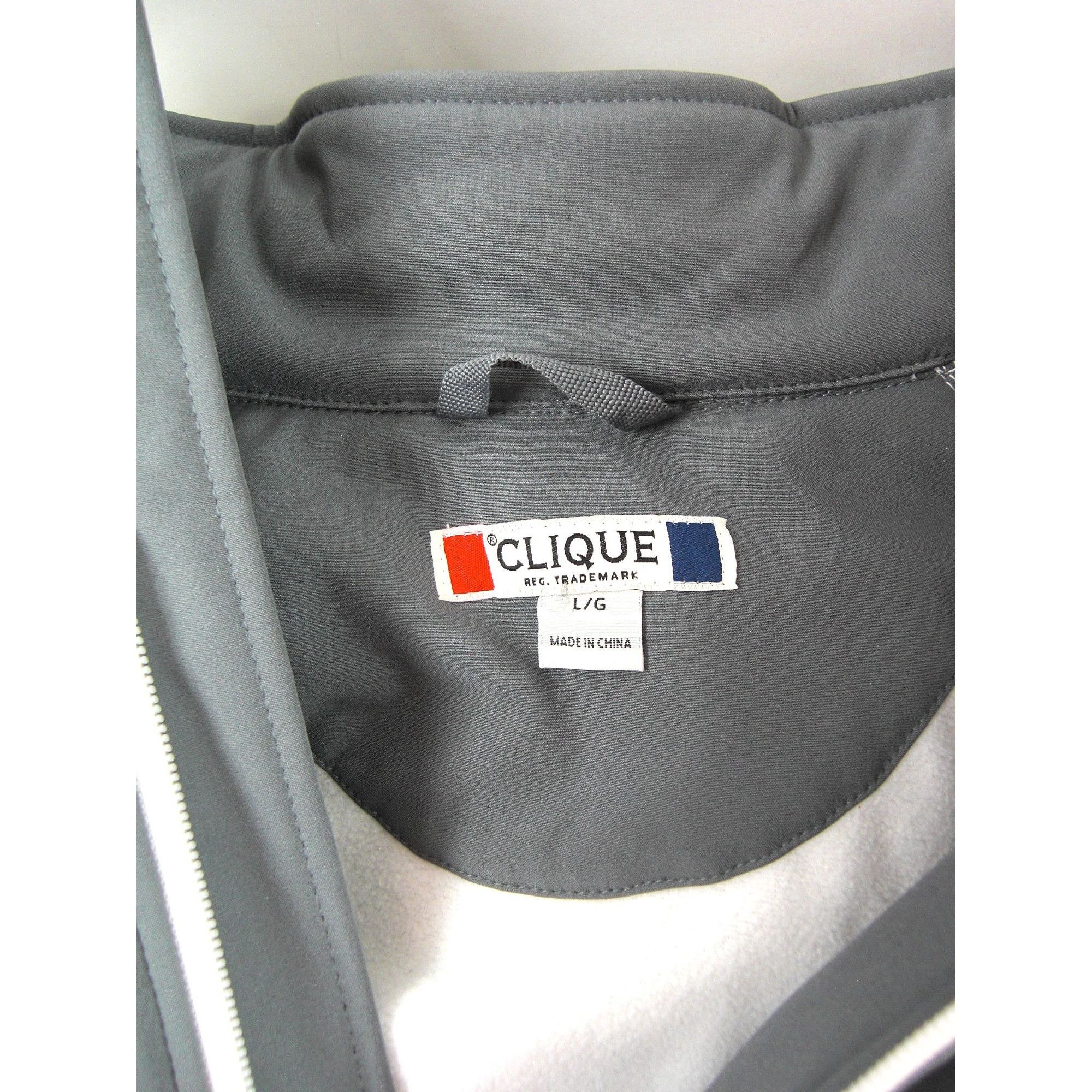 Clique Men's Gray Waterproof Lg. Jacket Winter Coat Warm Hooded Rai Size US L / EU 52-54 / 3 - 6 Thumbnail
