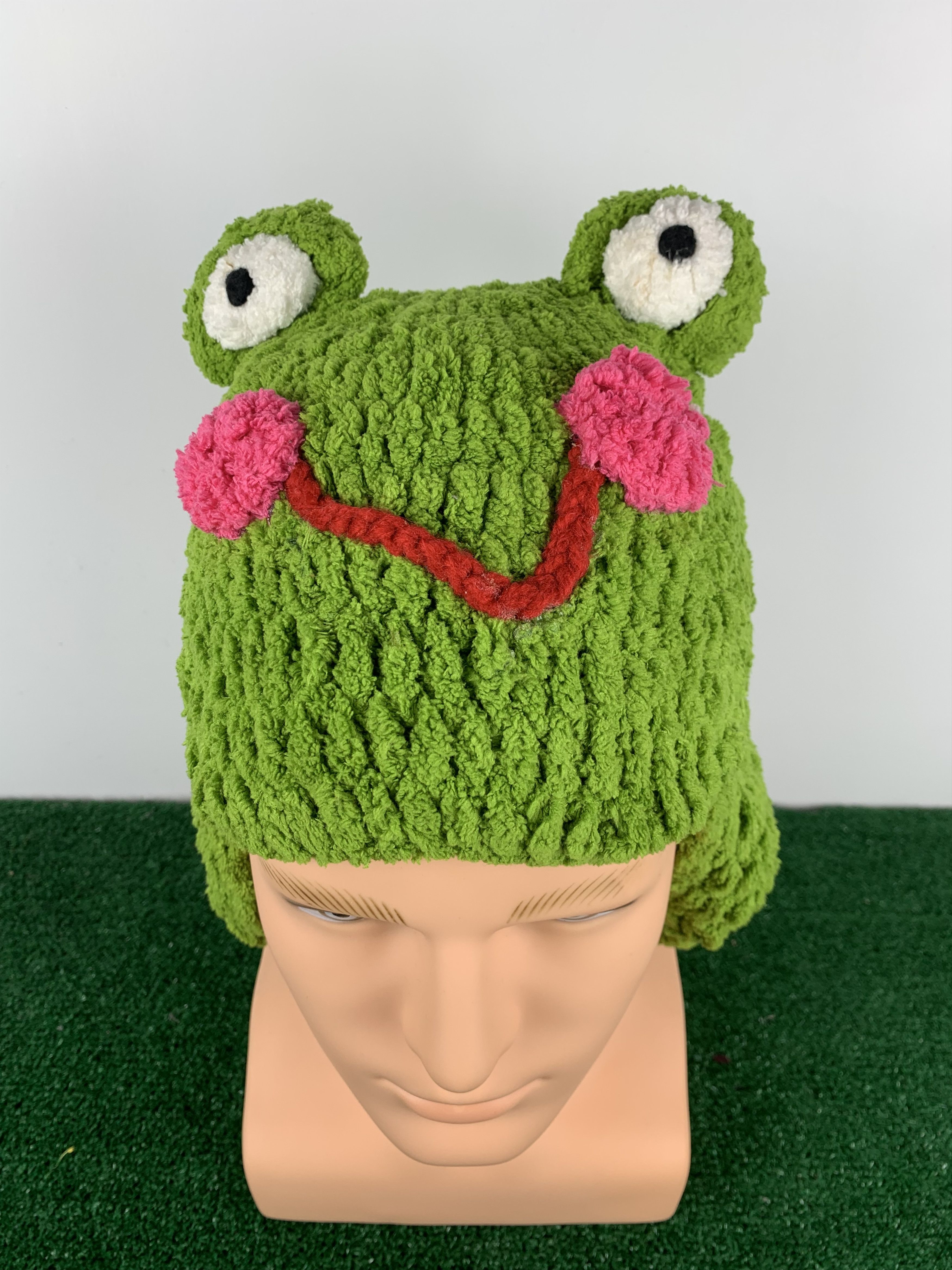 Japanese Brand Vintage Frog Earlid Beanie Style BA0024 Size ONE SIZE - 4 Thumbnail