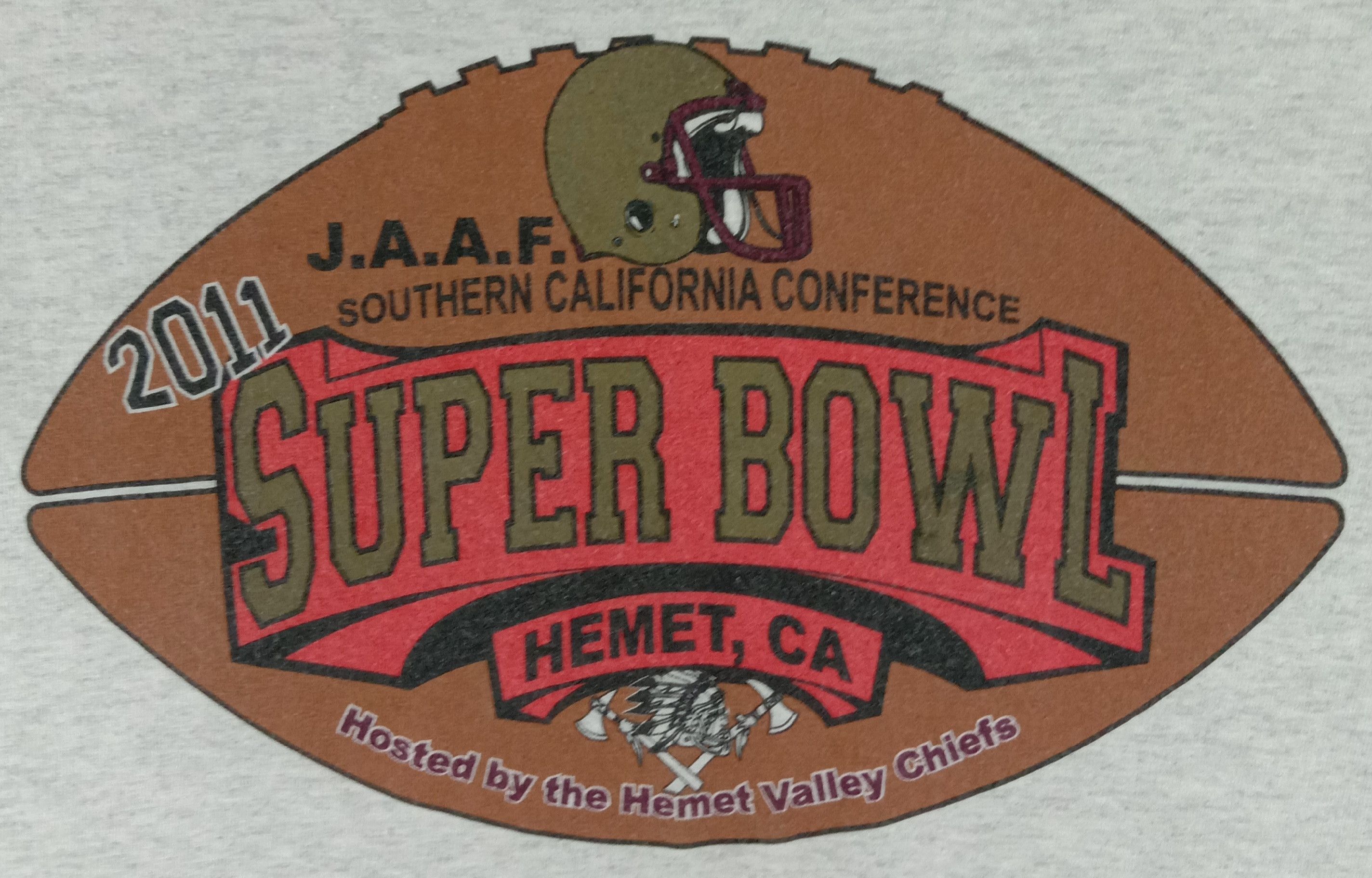NFL Vintage Southern California Conference Super Bowl T Shirt Size US XL / EU 56 / 4 - 2 Thumbnail