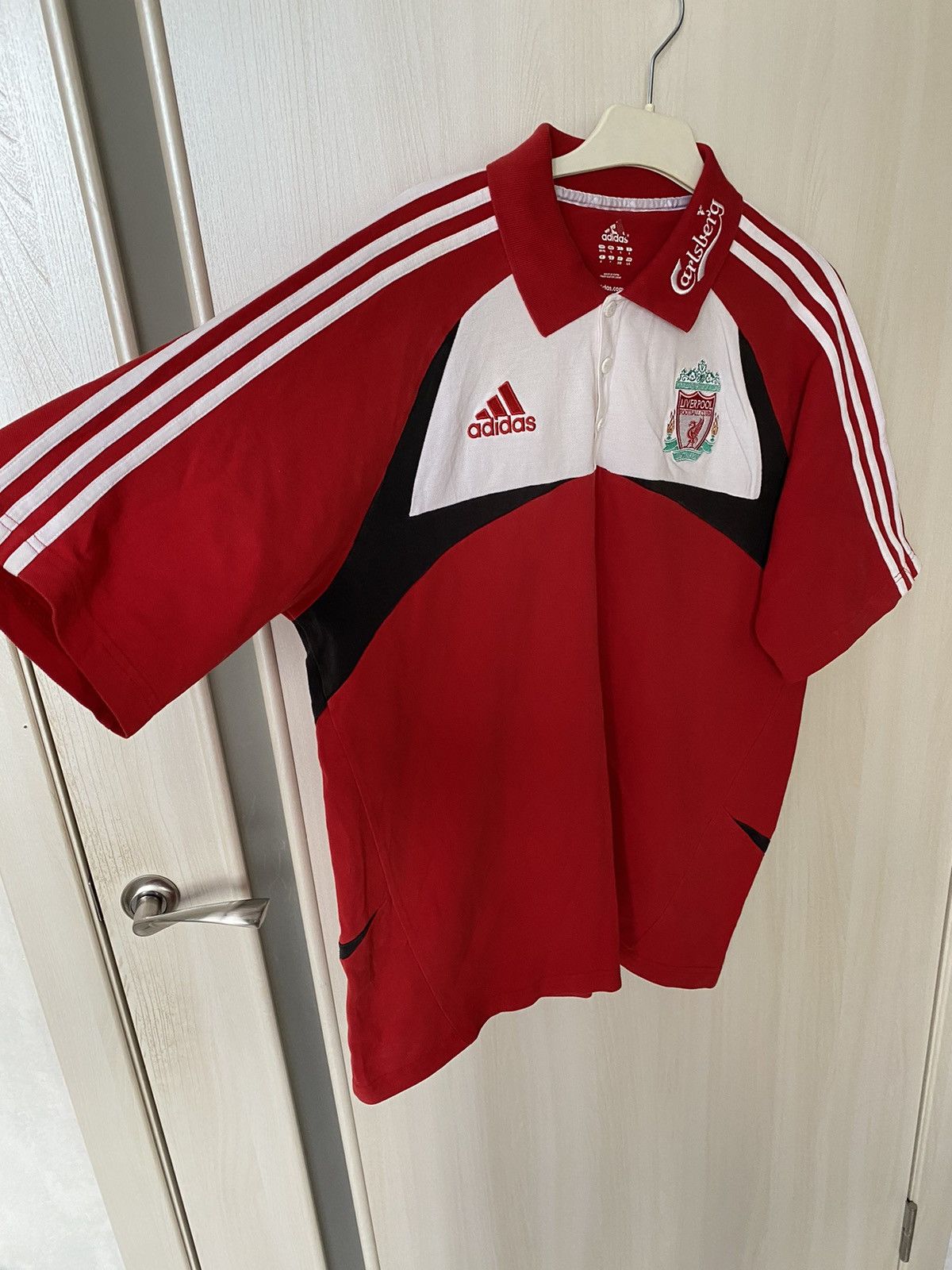 Adidas Vintage Adidas Liverpool Polo Football Shirt Soccer - Size L Size US L / EU 52-54 / 3 - 9 Thumbnail